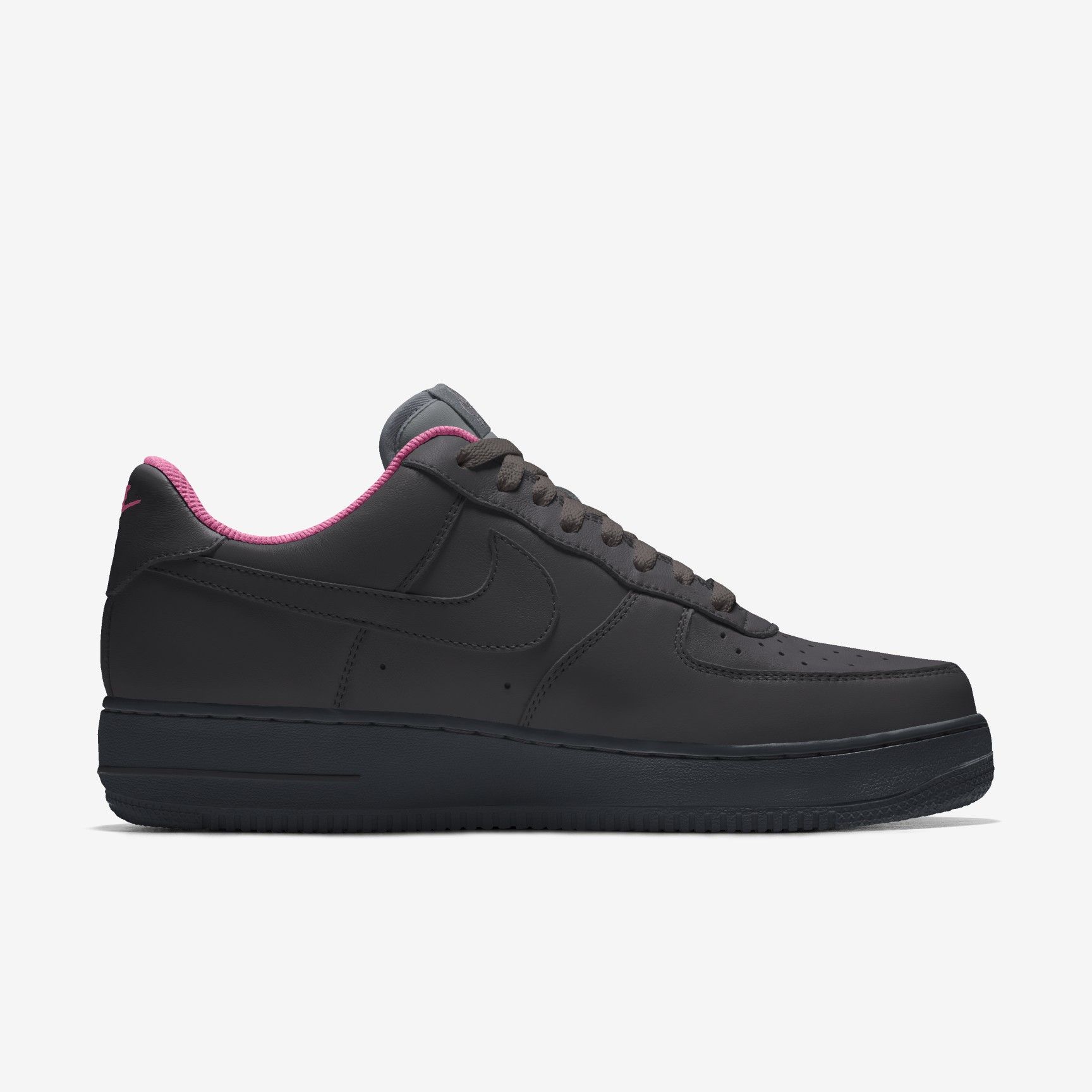 Nike Air Force 1 Low By You - Black/Magic Flamingo/Smoke Grey