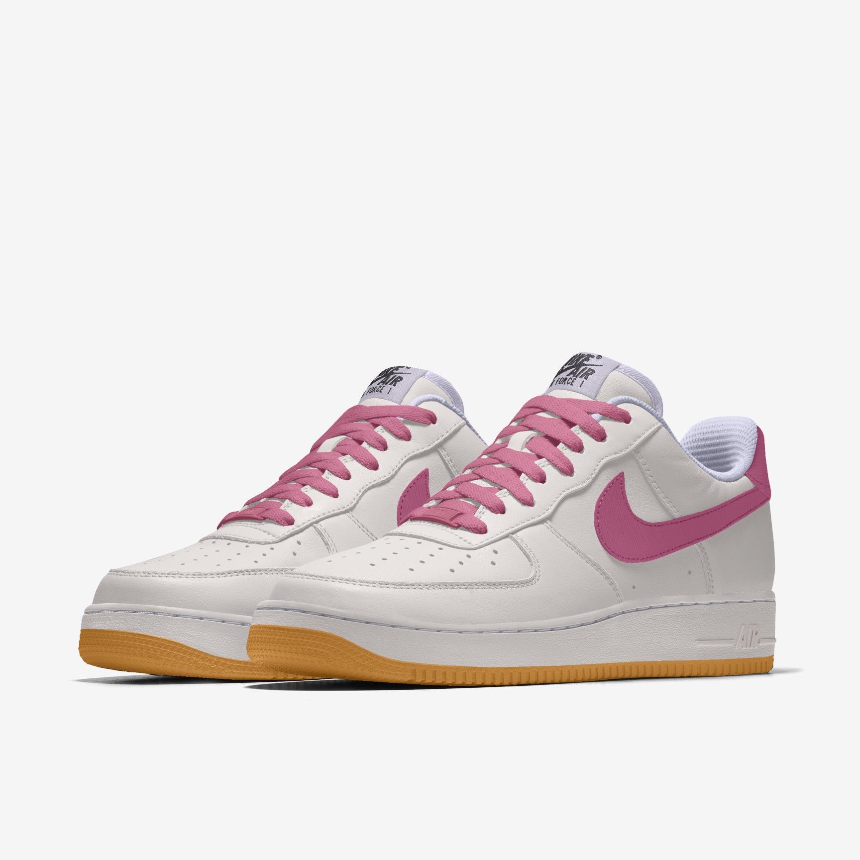 Nike Air Force 1 Low By You - White/Magic Flamingo