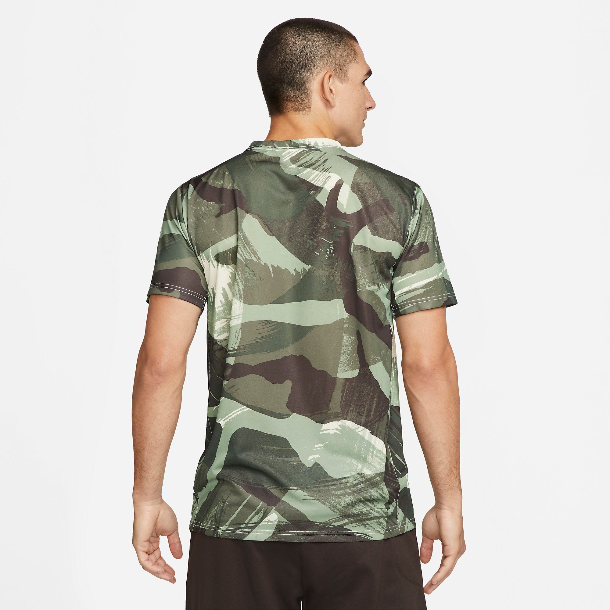  Nike Dri-FIT Camo Training T-Shirt - Green 