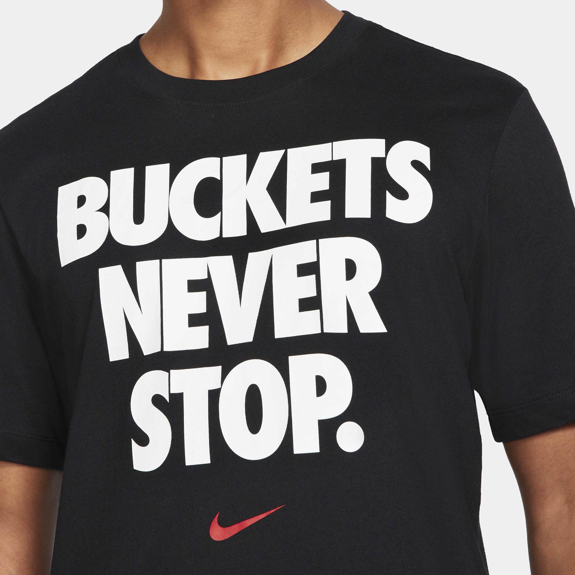  Nike Dri-FIT Basketball T-Shirt - Buckets Never Stop 