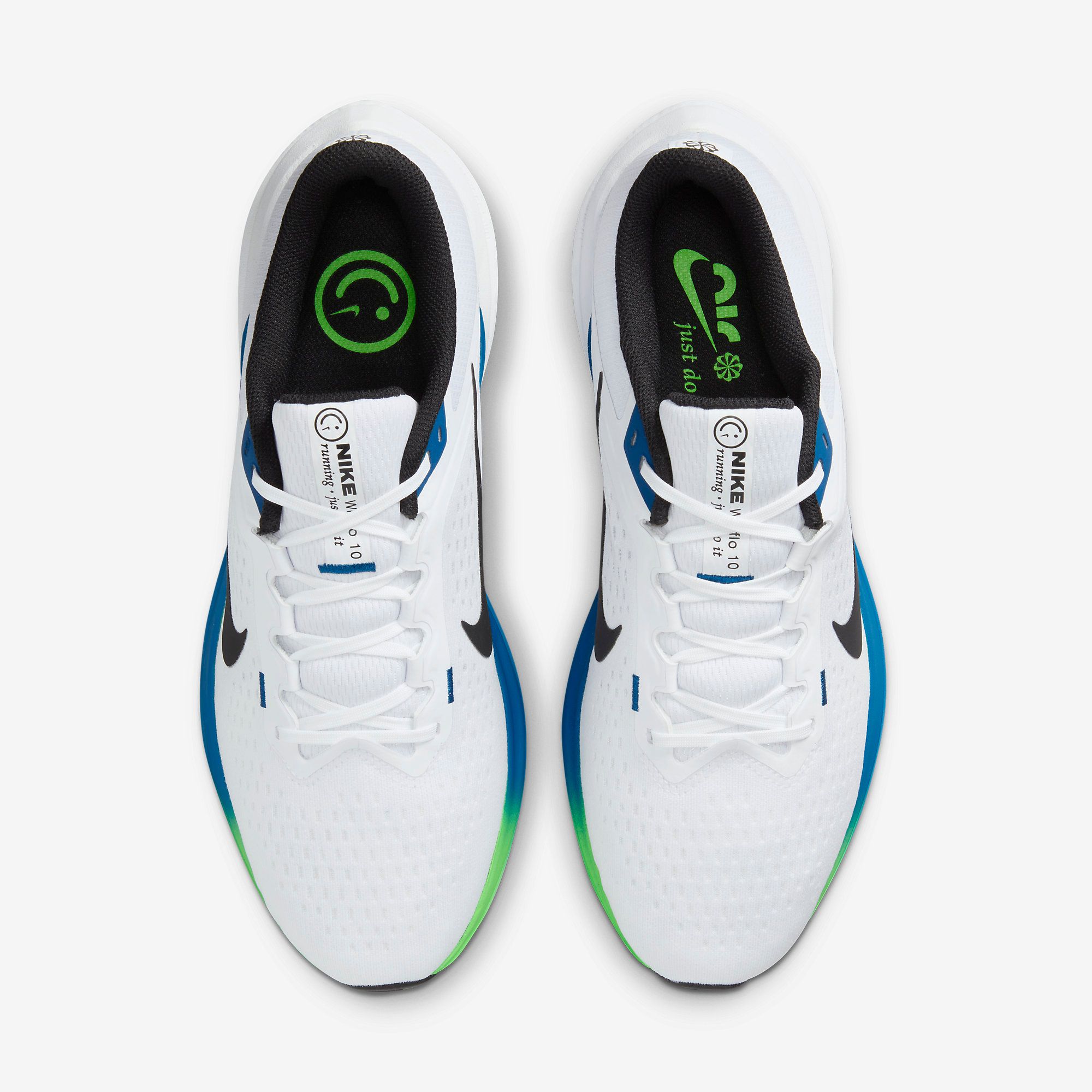  Nike Winflo 10 - White / Blue 