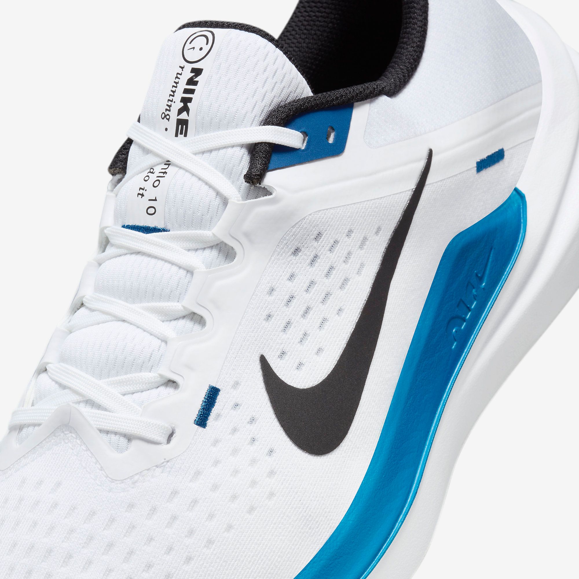  Nike Winflo 10 - White / Blue 