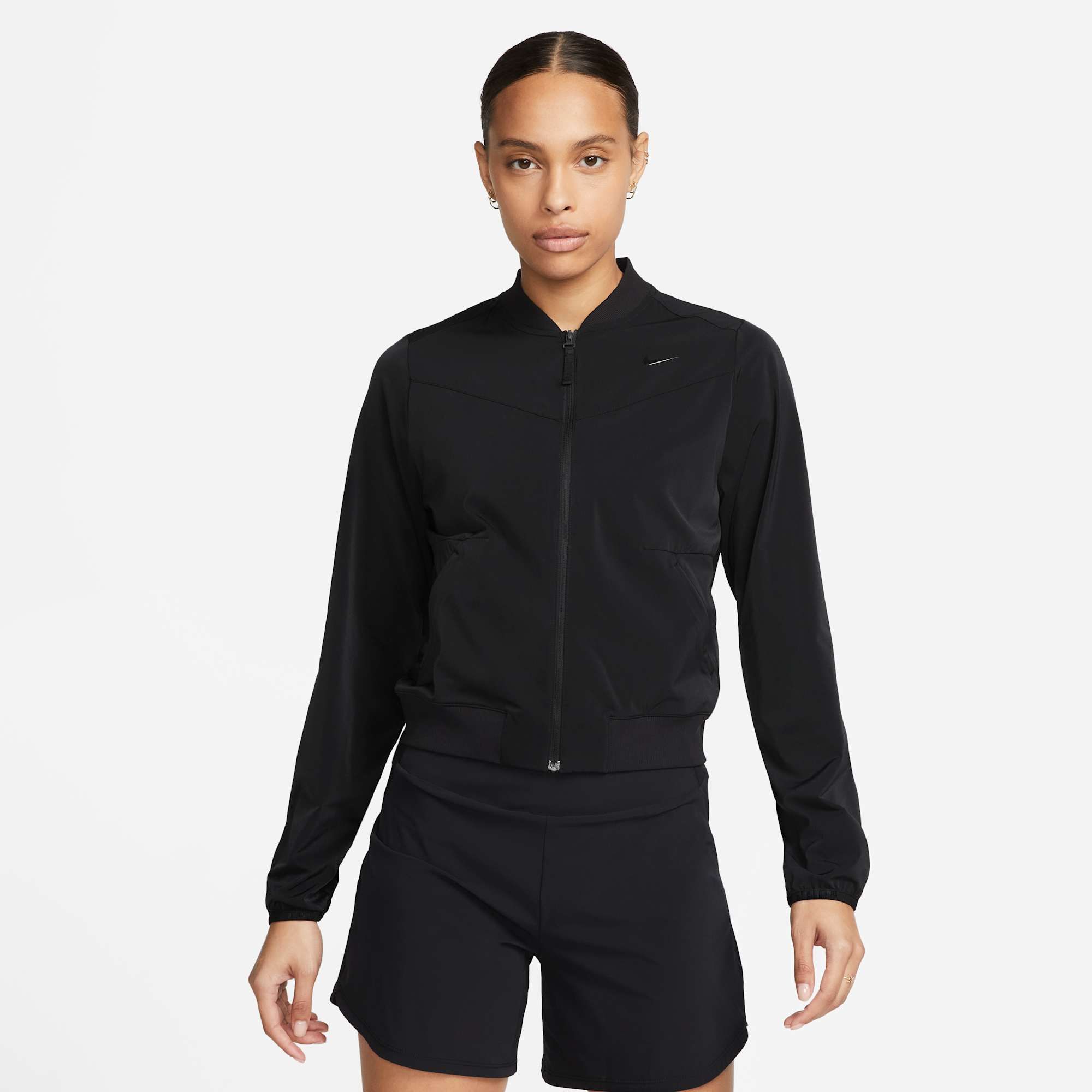 Nike Dri-FIT Bliss Bomber Jacket - Black