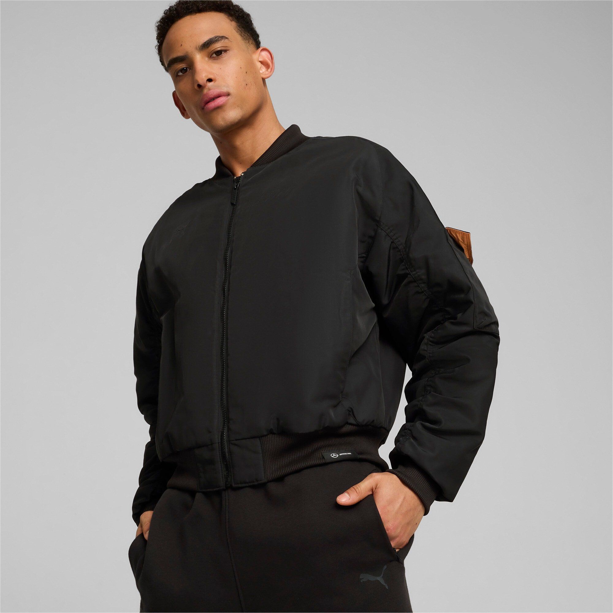 Puma Mercedes-AMG Motorsport Statement Pilot Jacket - Black