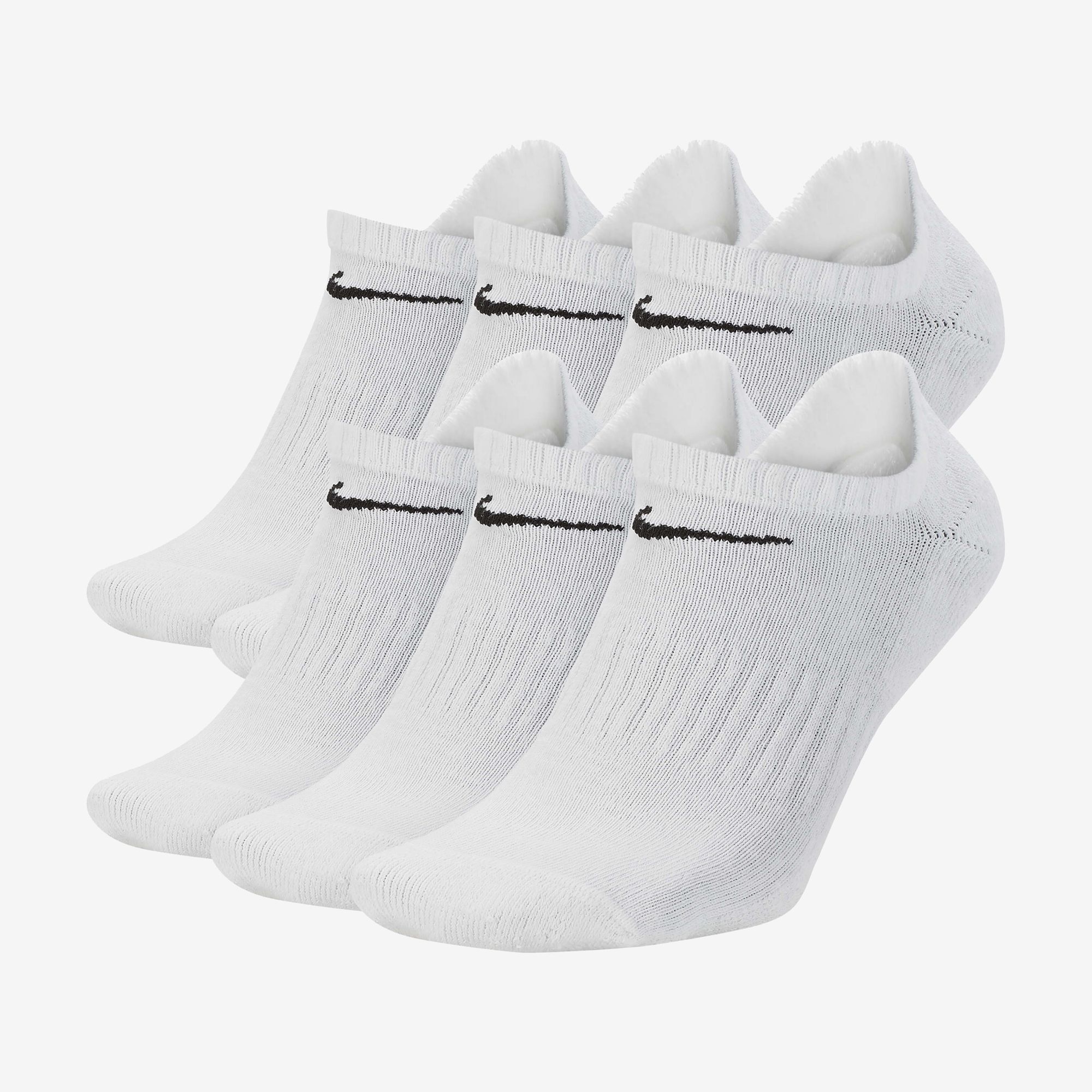 Nike Everyday Cushioned Training No-Show Socks (6 Pairs)