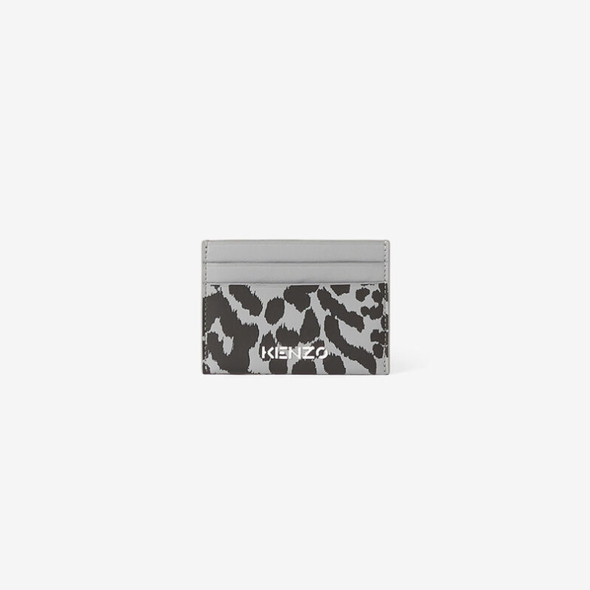 KENZO x KANSAIYAMAMOTO Leather Card Case - Anthracite