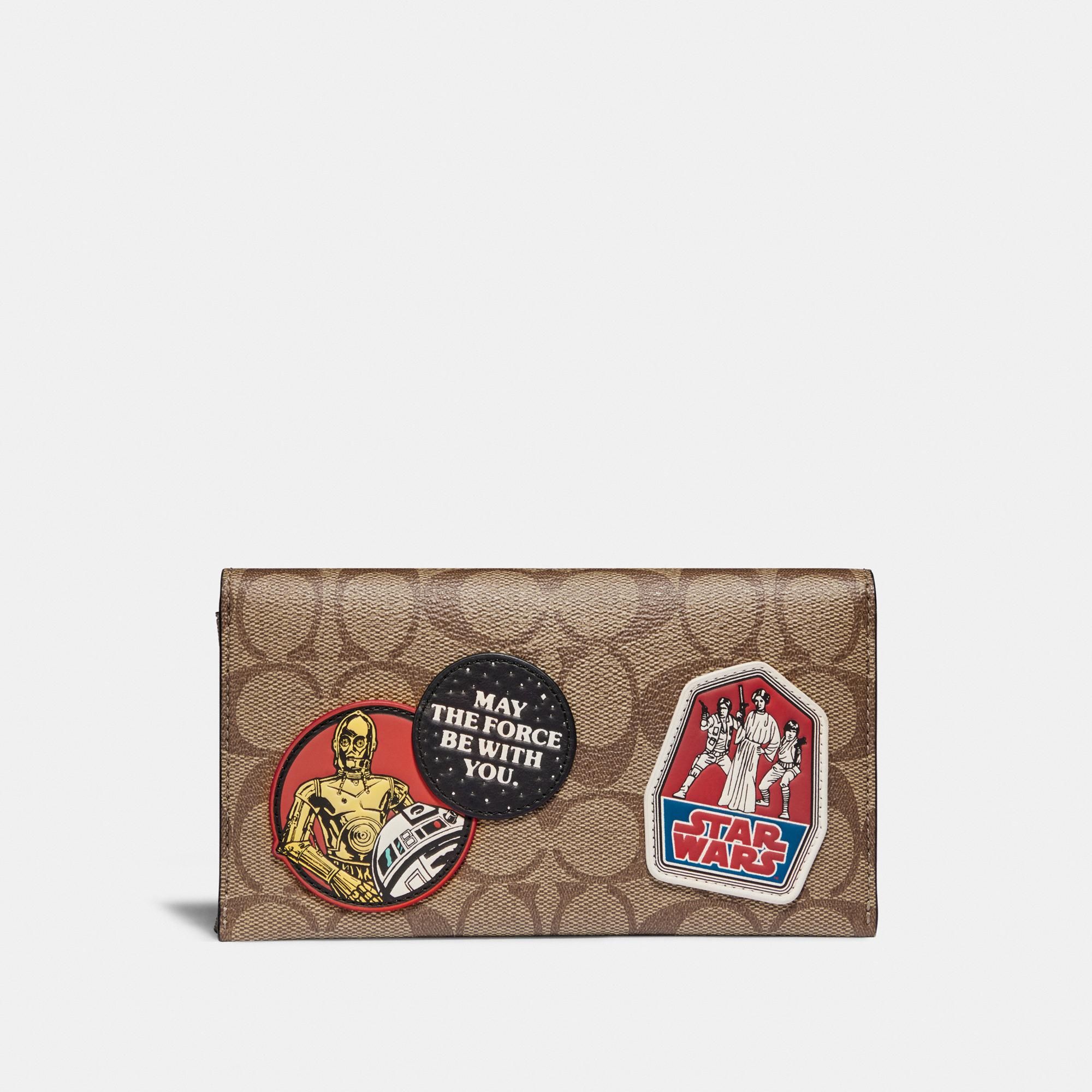 Star Wars x Coach Universal Phone Case In Signature Canvas With Patches
