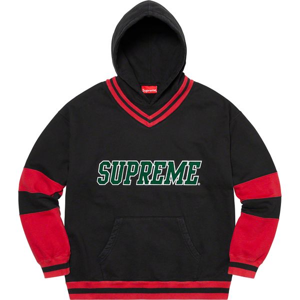  Supreme Hockey Hooded Sweatshirt - Black 