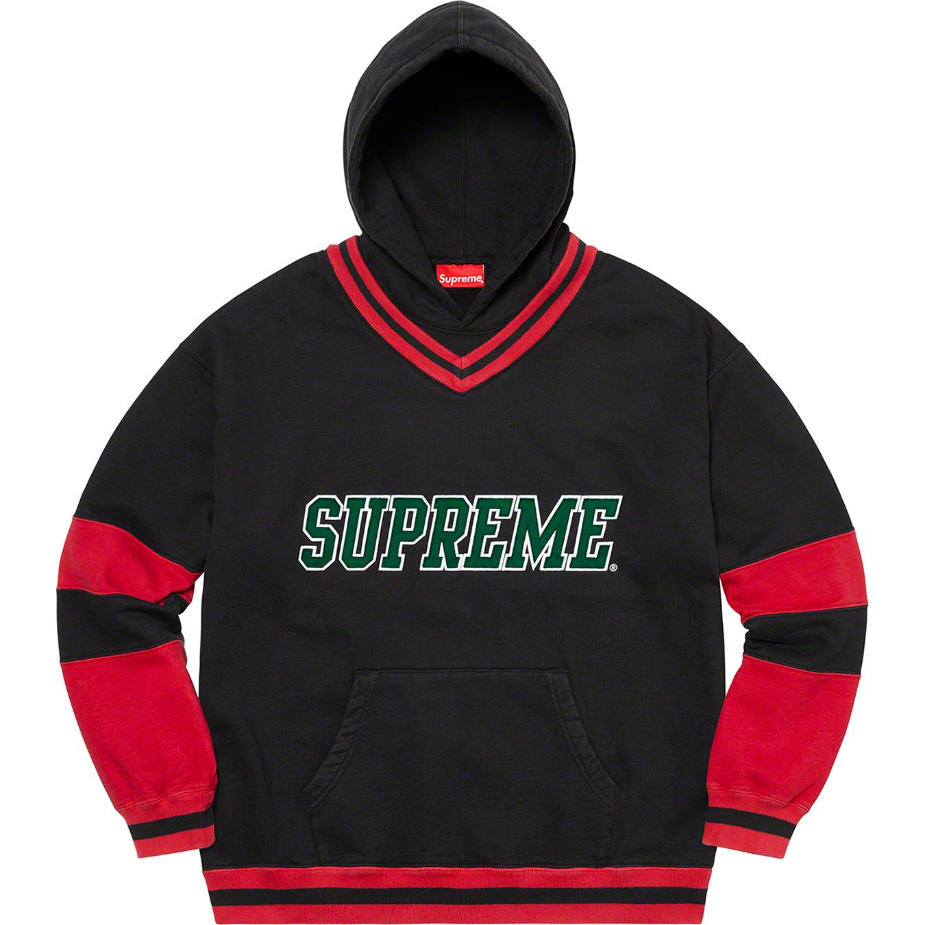 Supreme Hockey Hooded Sweatshirt - Black