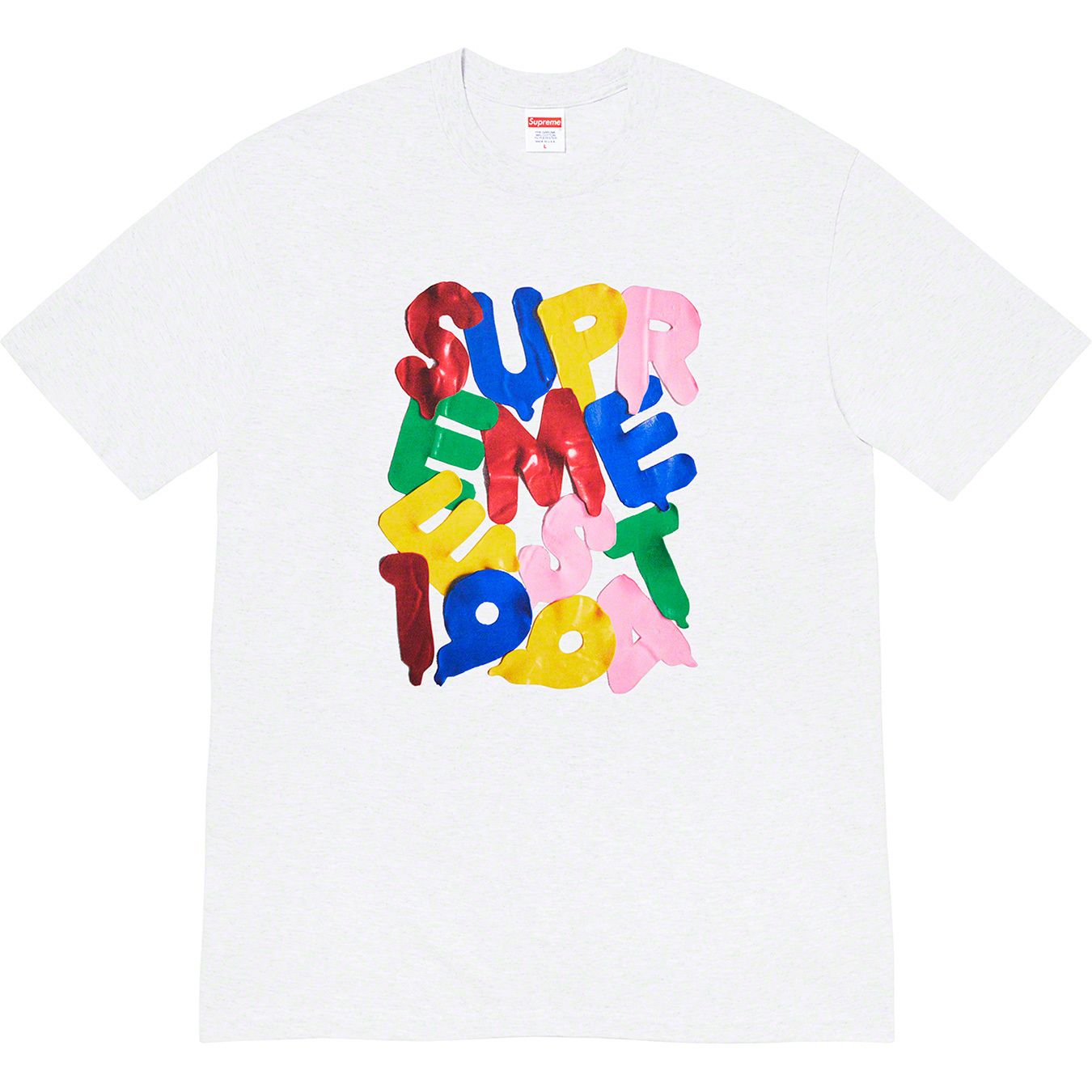 Supreme Balloons Tee - Ash Grey