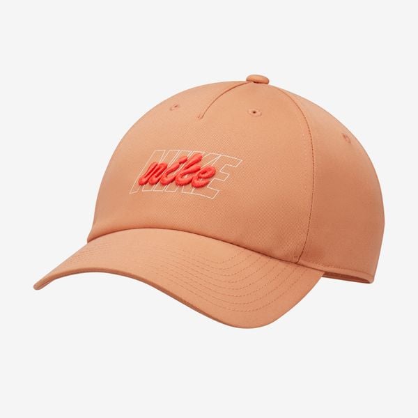  Nike Club Unstructured Graphic Cap - Amber Brown 