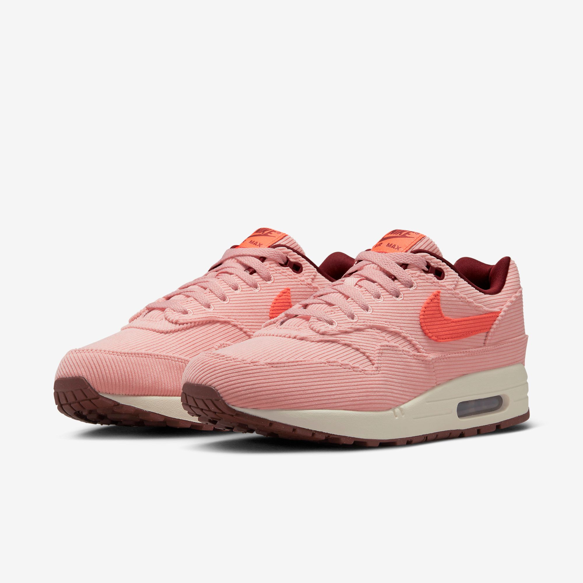  Nike Air Max 1 Premium - Coral Stardust Corduroy 