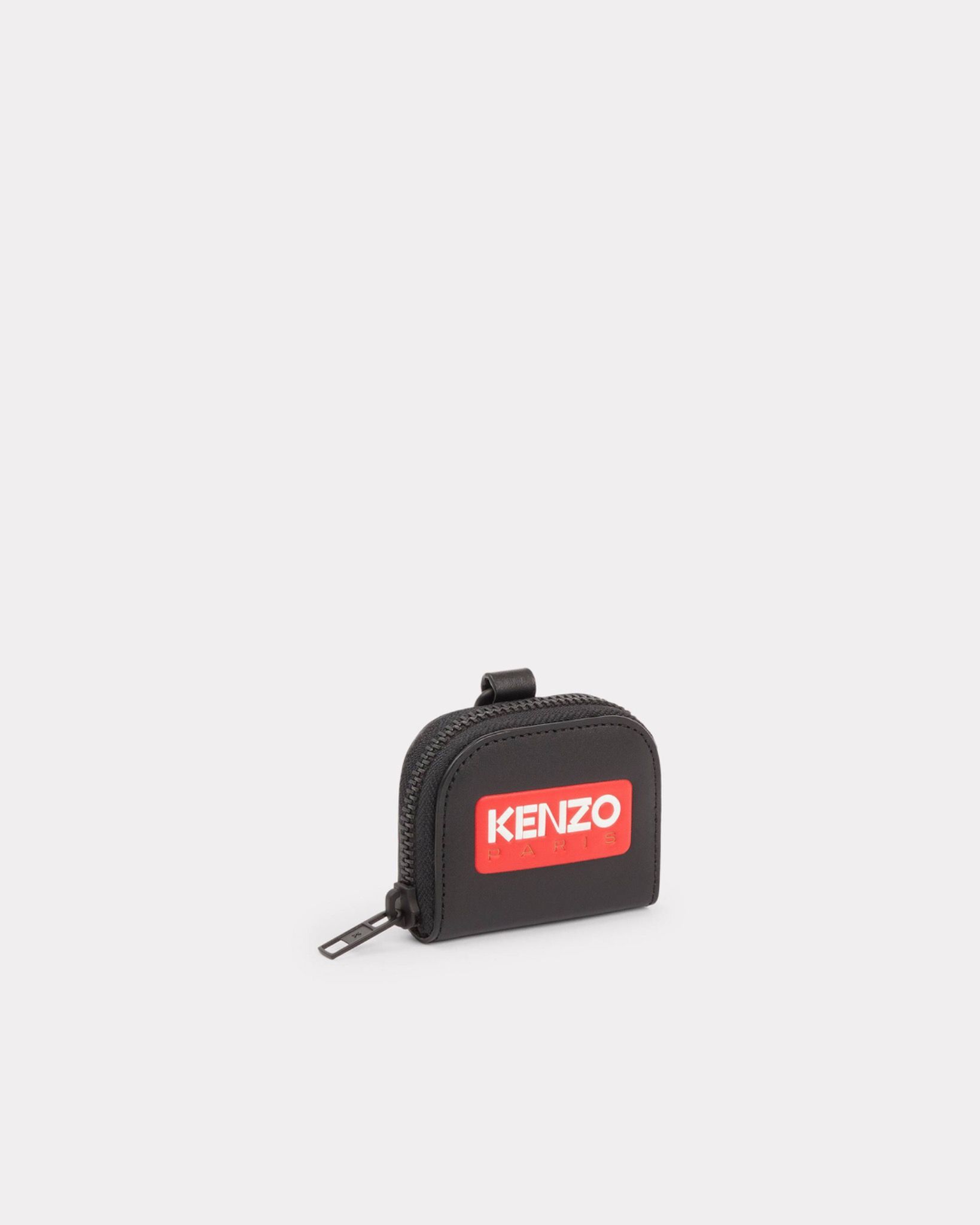 KENZO Paris leather AirPods case - Black