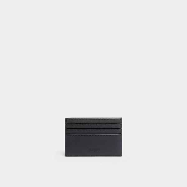  'KENZO Target' Leather Card Holder - Black 