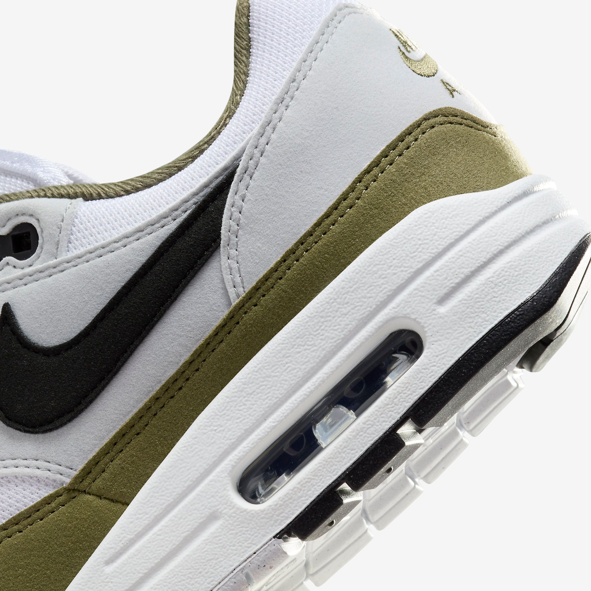  Nike Air Max 1 - White / Medium Olive 