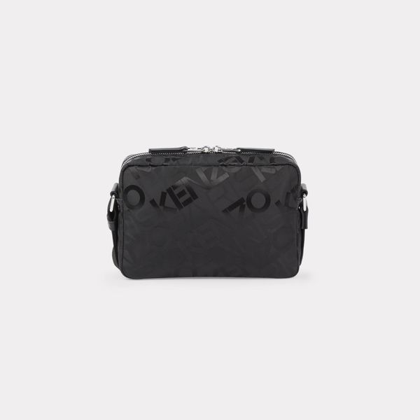  'KENZOGRAM' Shoulder Bag - Black 