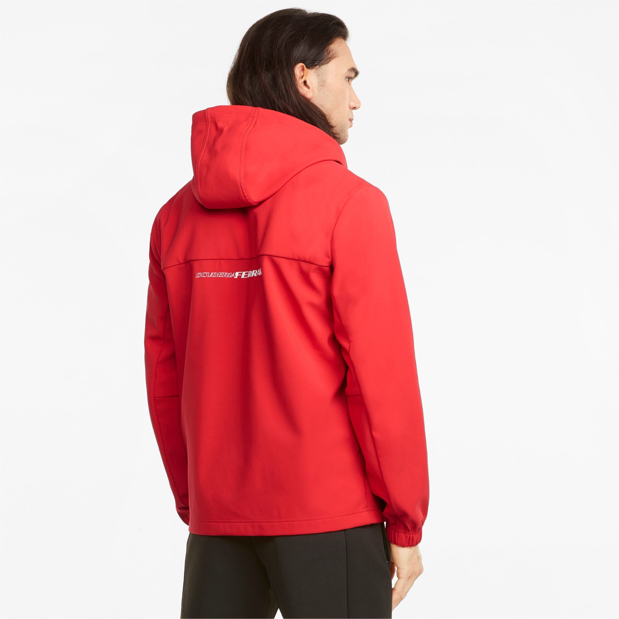  Ferrari Race SoftShell Regular Fit Jacket - Rosso Corsa 