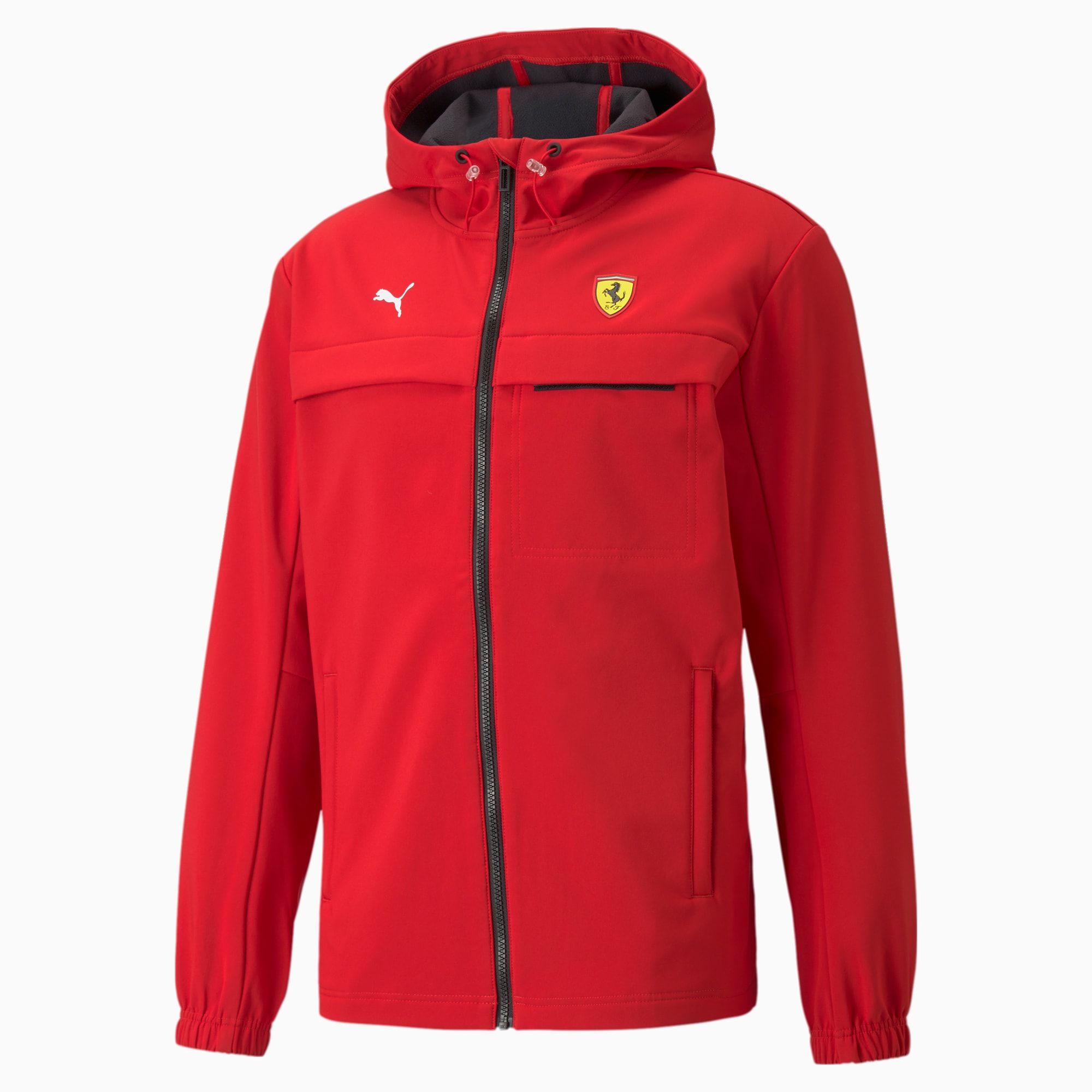  Ferrari Race SoftShell Regular Fit Jacket - Rosso Corsa 