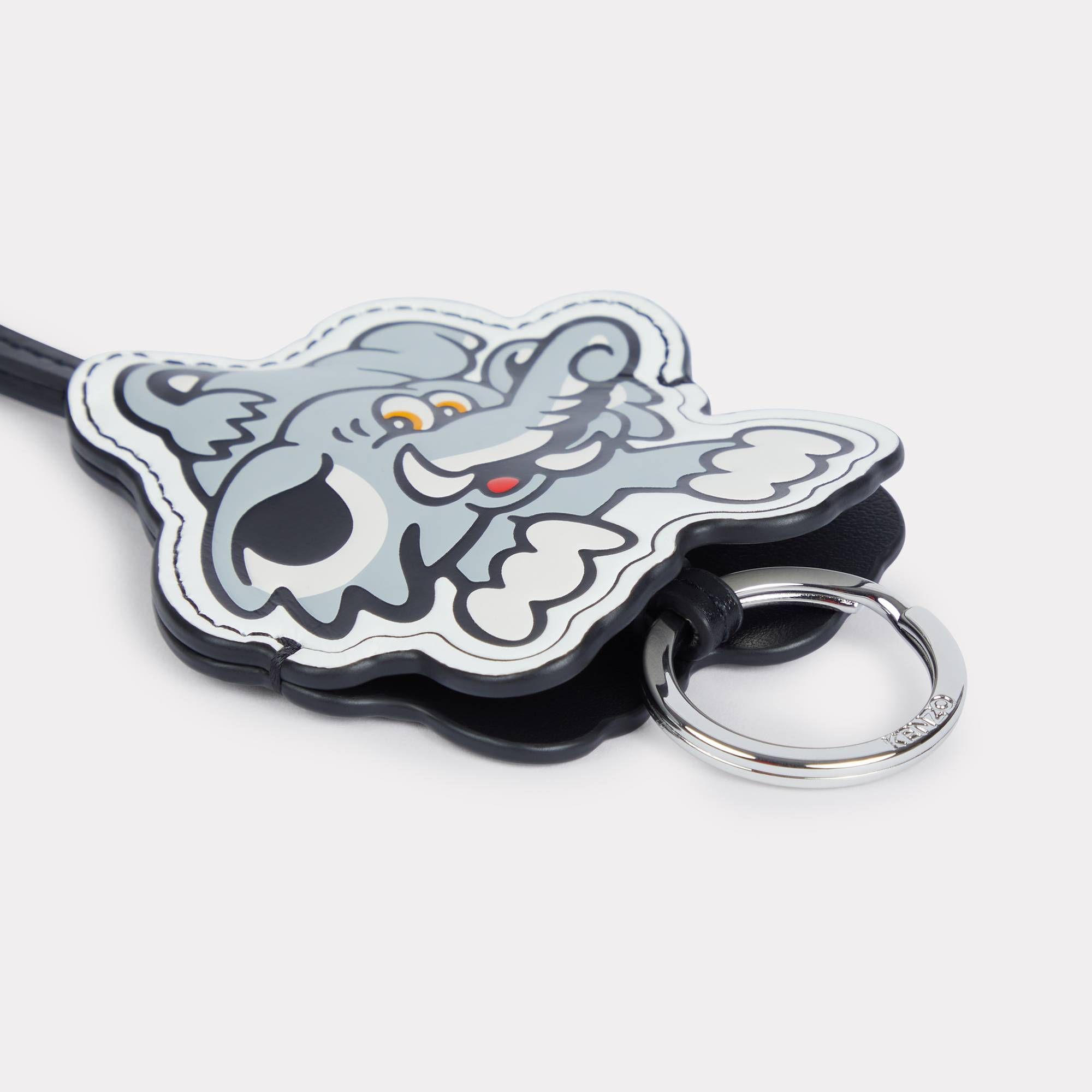 'KENZO VERDY MARKET' key holder in leather