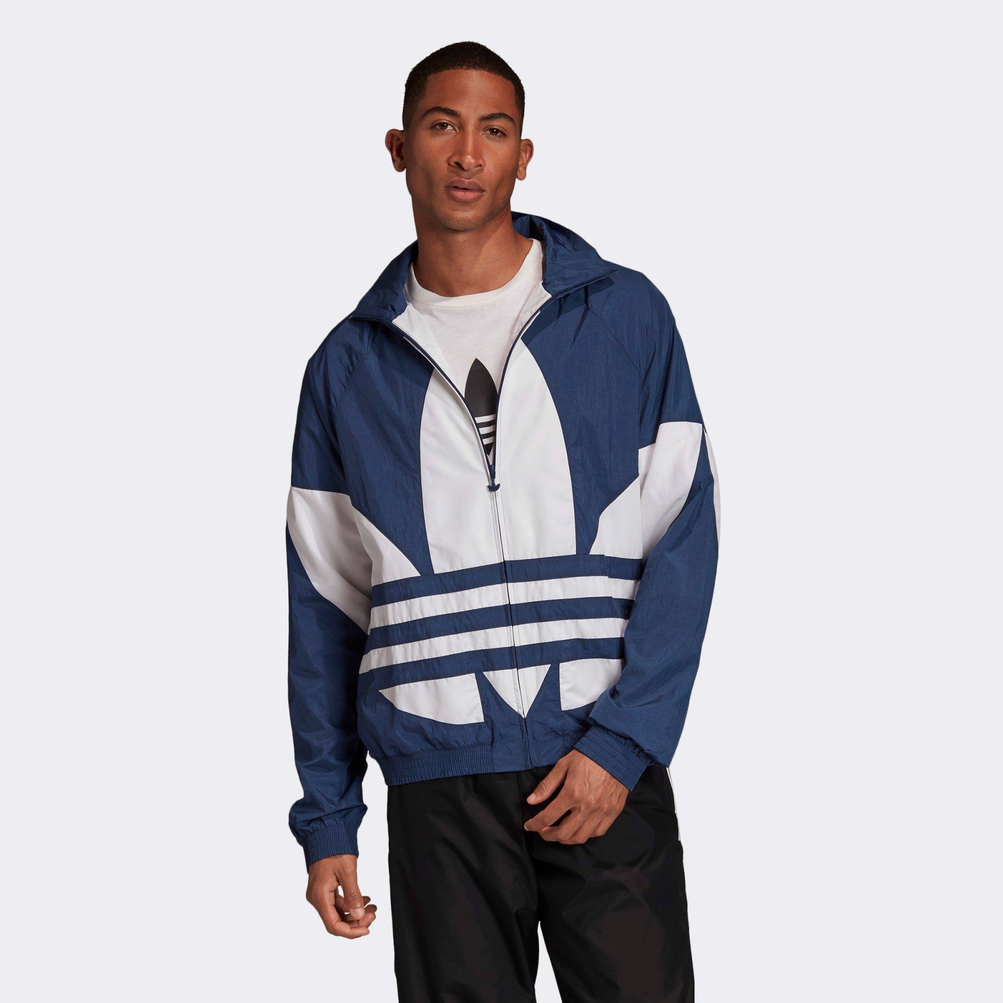 adidas Big Trefoil Track Jacket 'Navy'