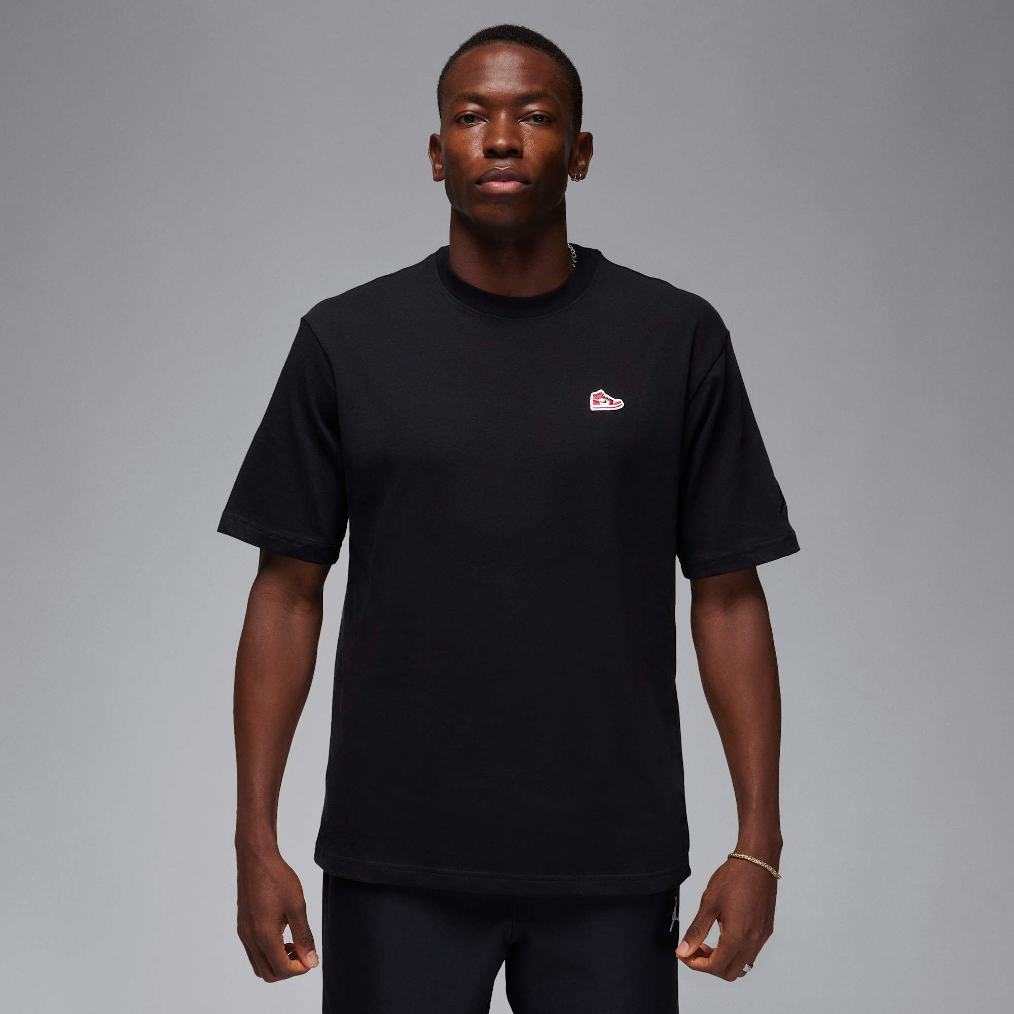 Jordan Brand Embroidered AJ1 T-Shirt - Black