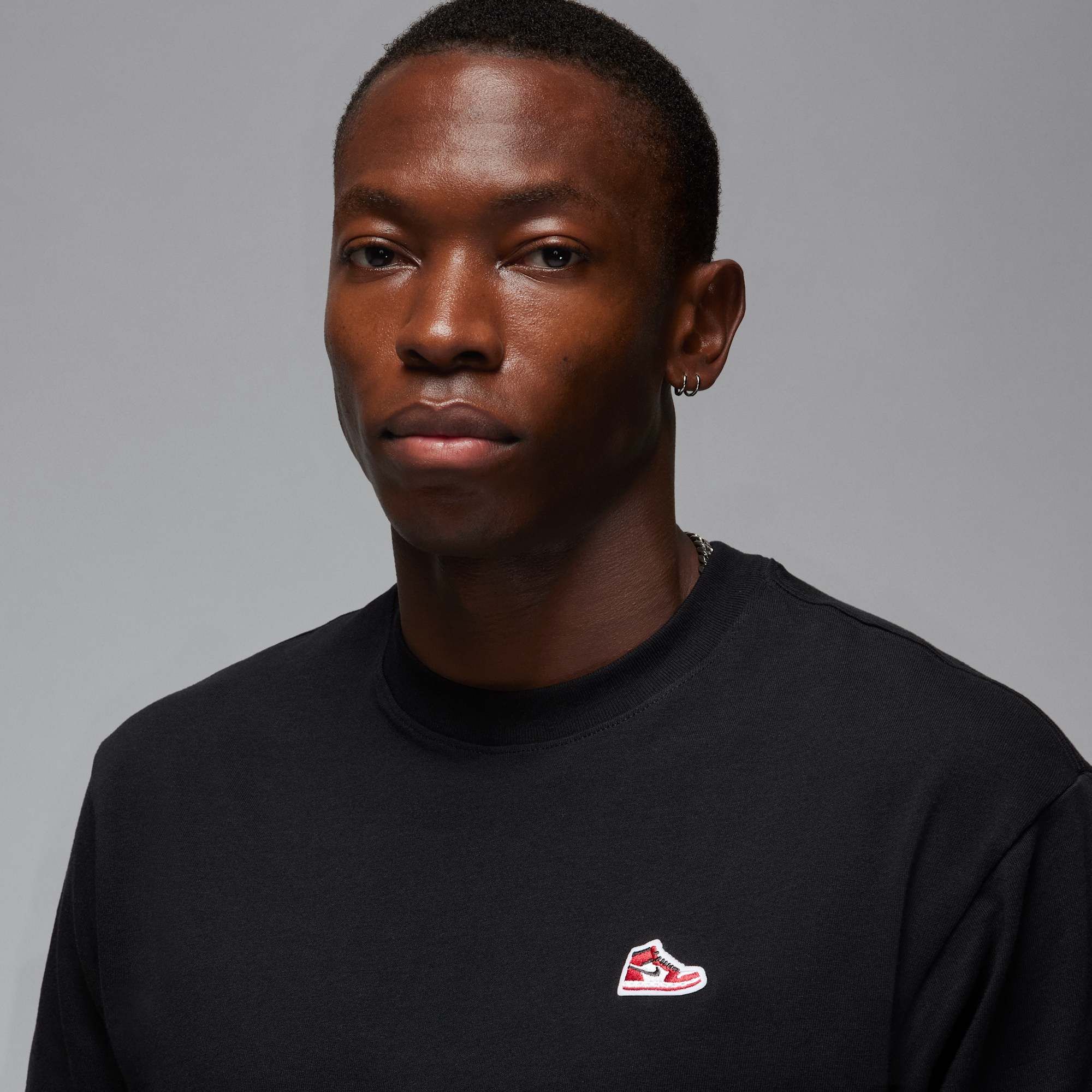 Jordan Brand Embroidered AJ1 T-Shirt - Black