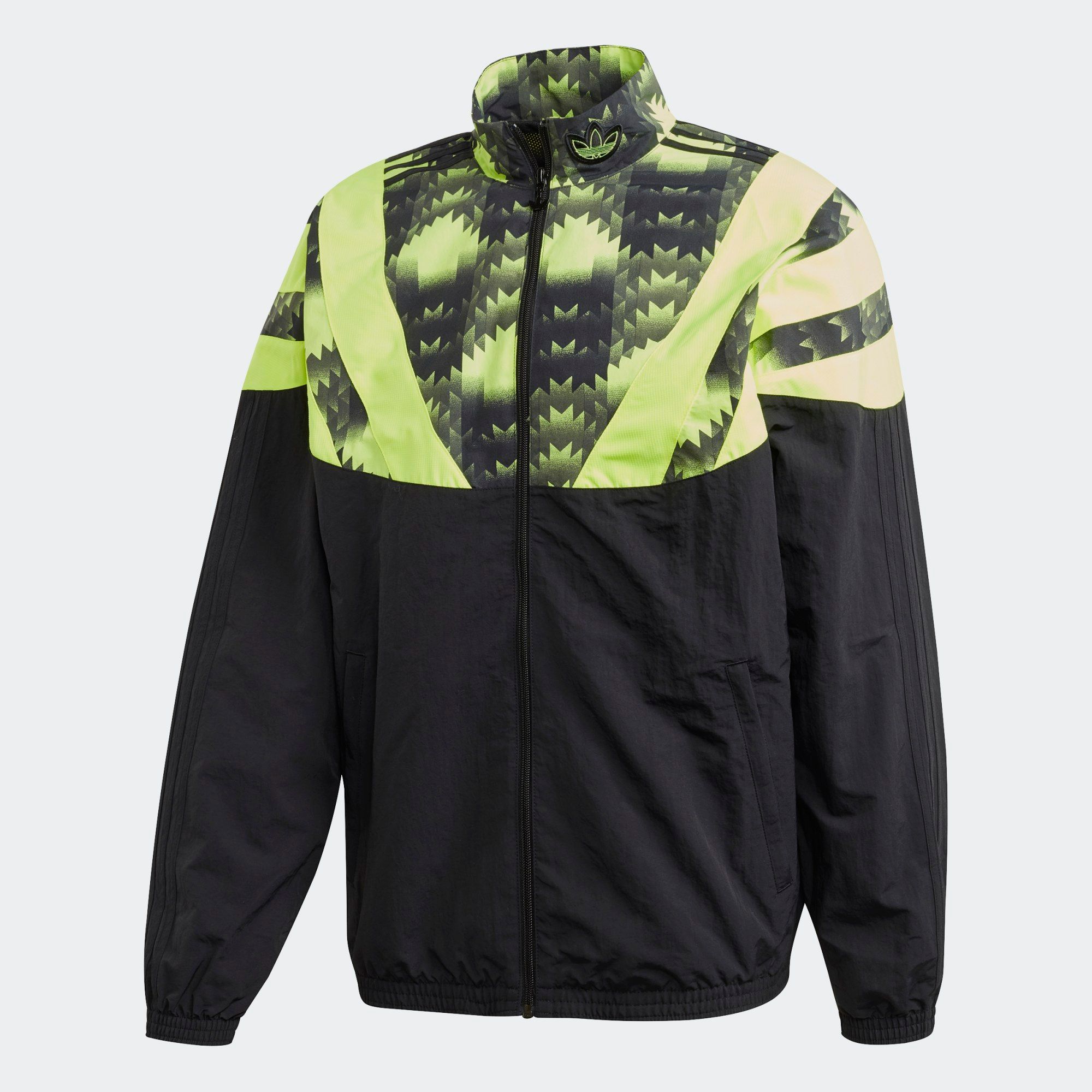 adidas Football Track Top - Black/Green