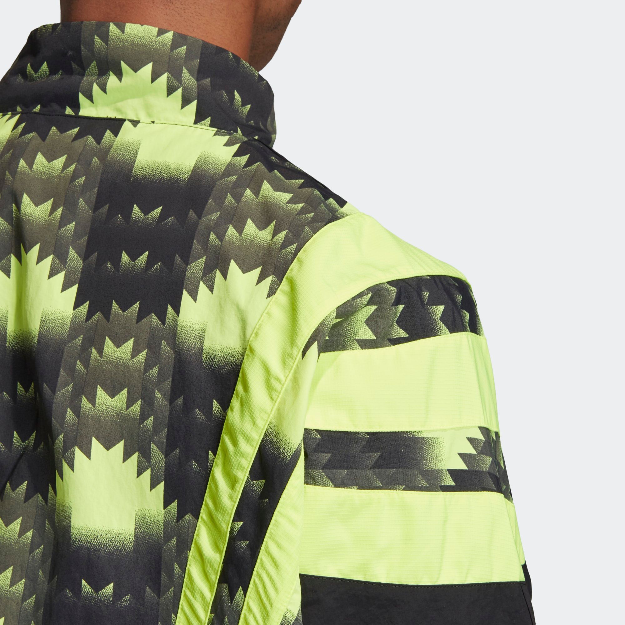 adidas Football Track Top - Black/Green