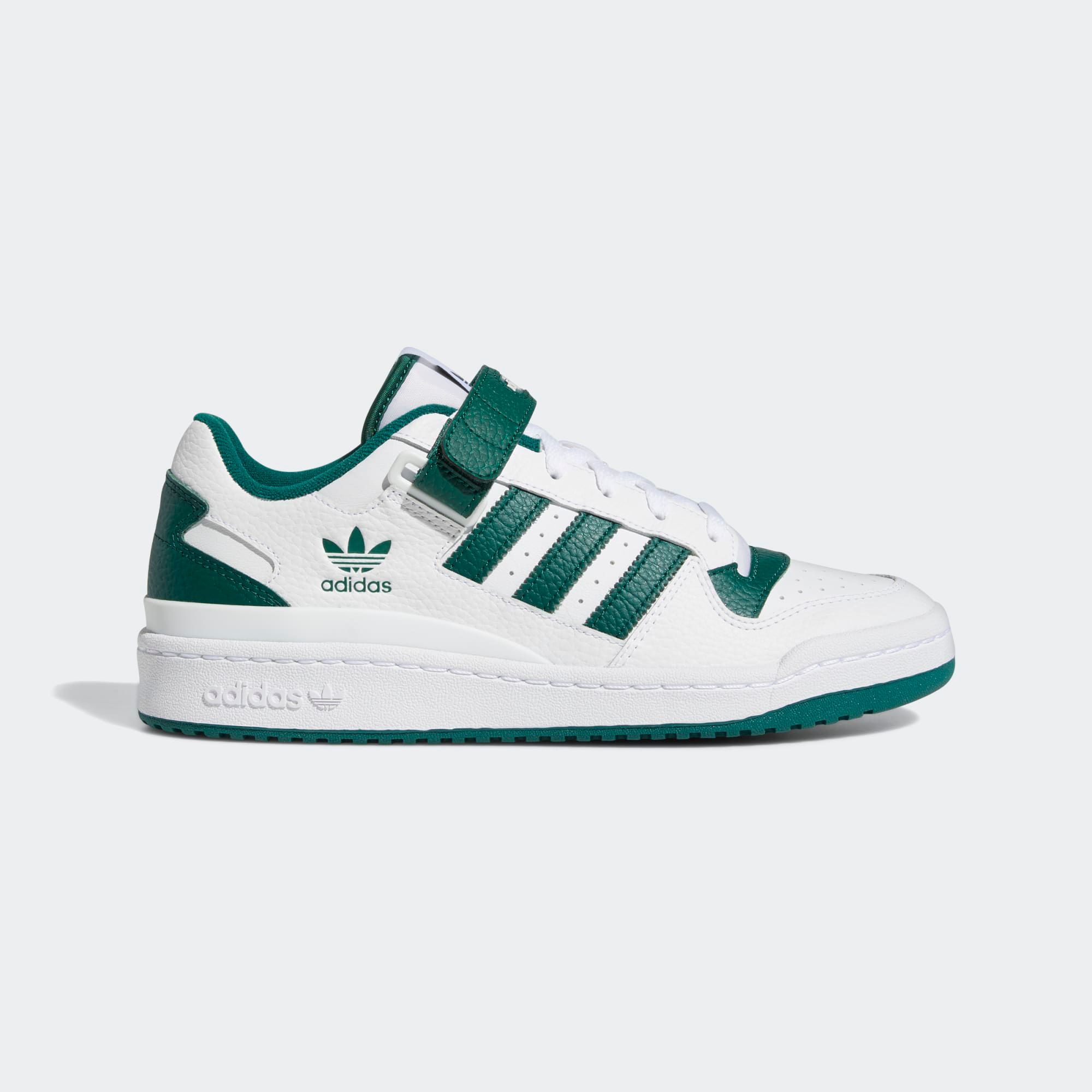  adidas Forum Low - Cloud White / Collegiate Green 