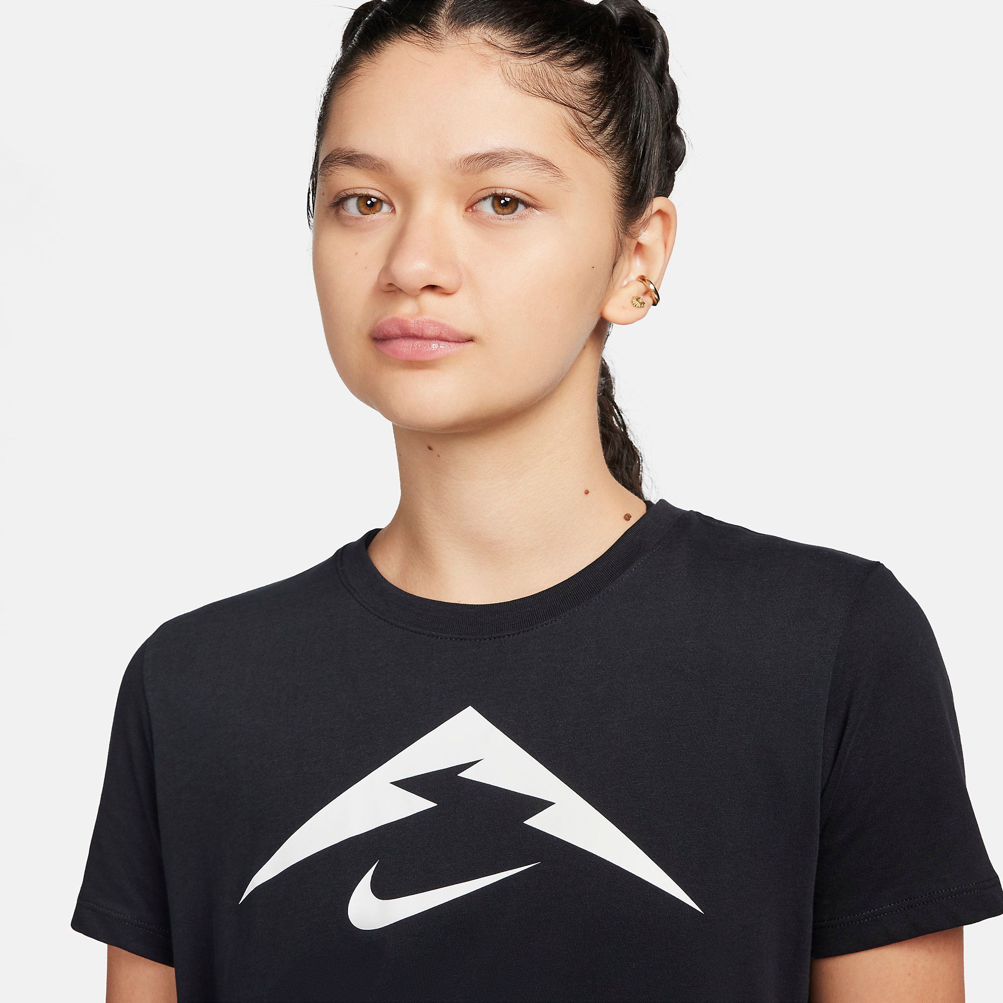 Nike Trail Dri-FIT Running T-Shirt - Black
