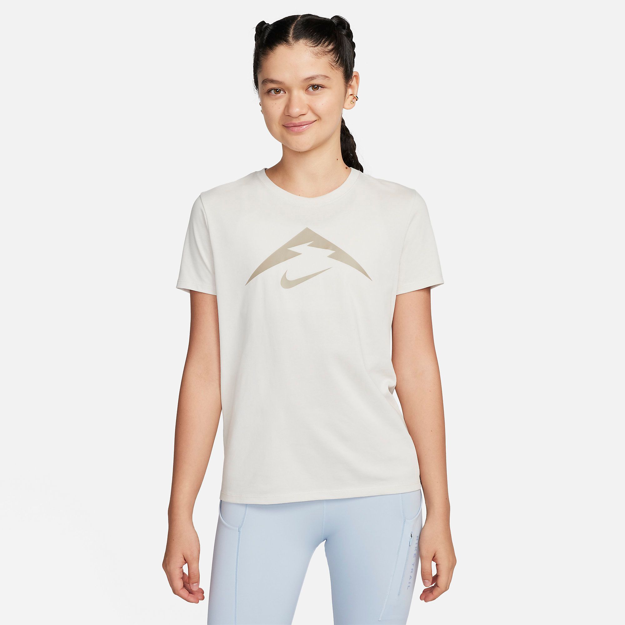 Nike Trail Dri-FIT Running T-Shirt - Oatmeal 