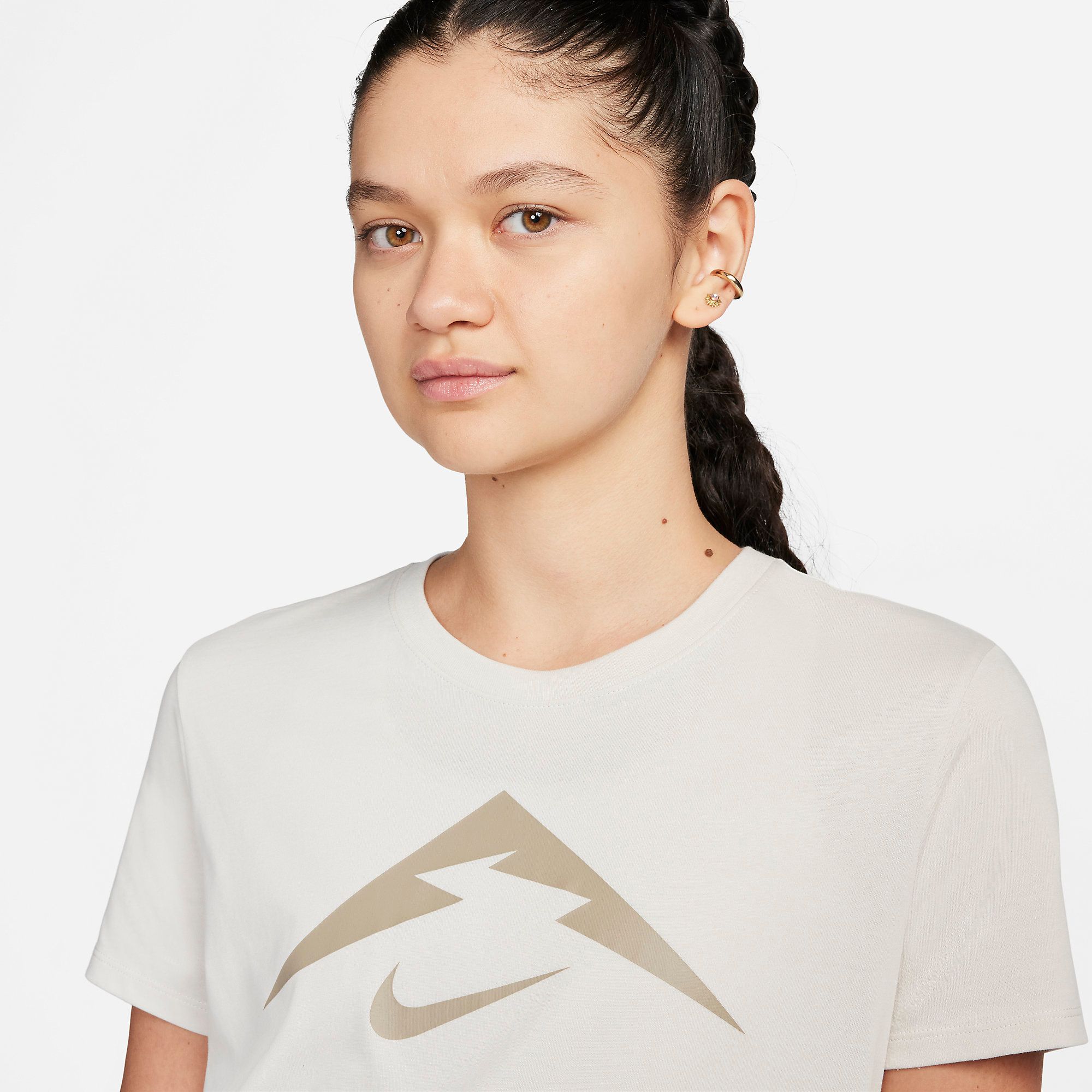  Nike Trail Dri-FIT Running T-Shirt - Oatmeal 