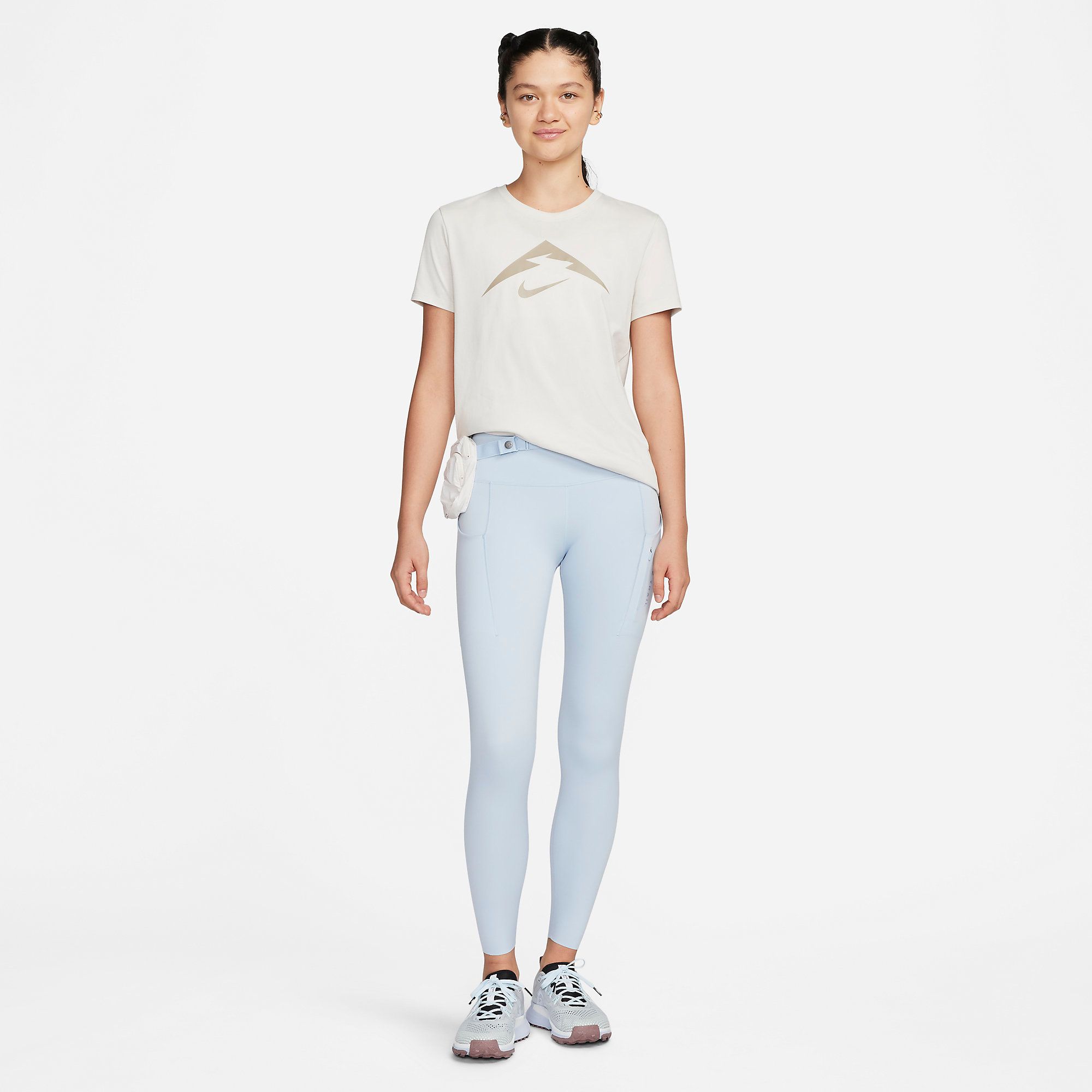  Nike Trail Dri-FIT Running T-Shirt - Oatmeal 