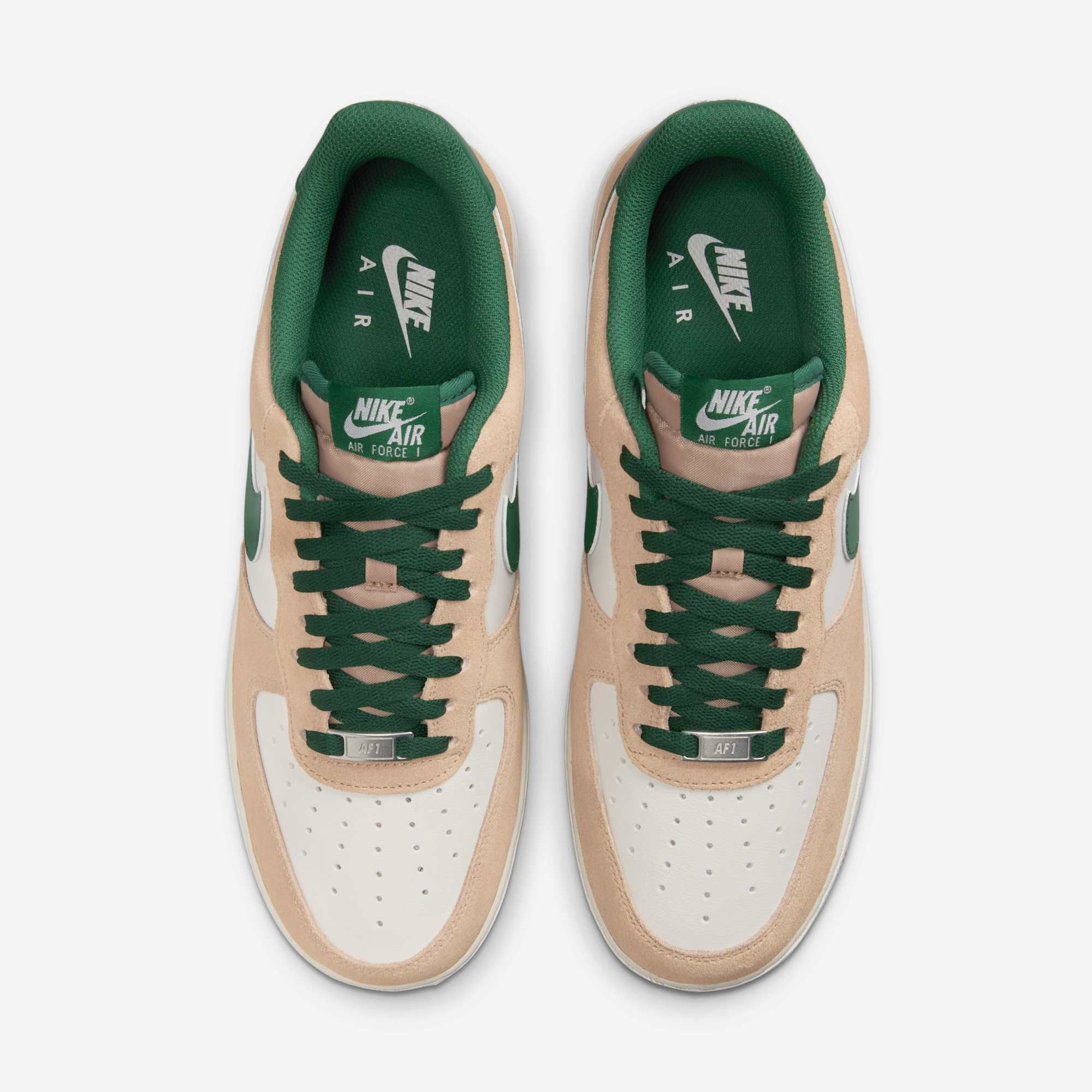 Nike Air Force 1 Low - Tan / Classic Green