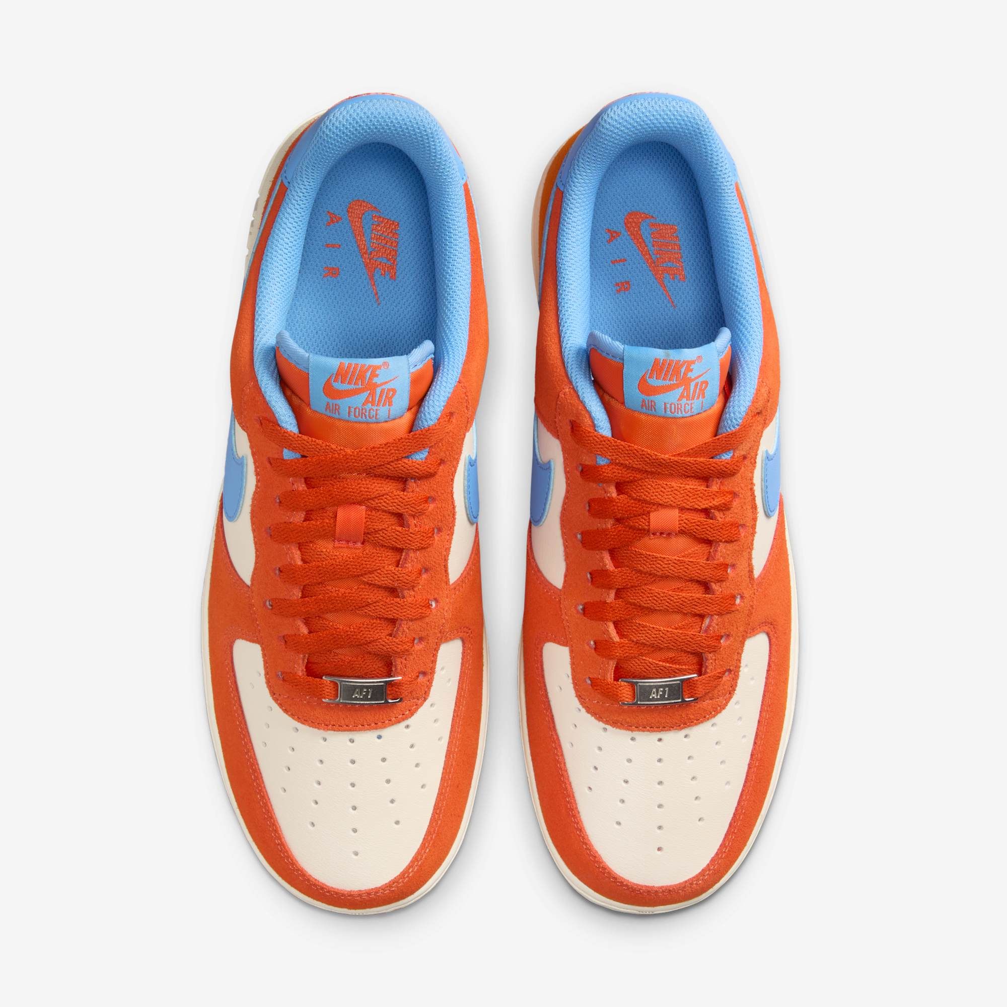 Nike Air Force 1 Low - Safety Orange / University Blue