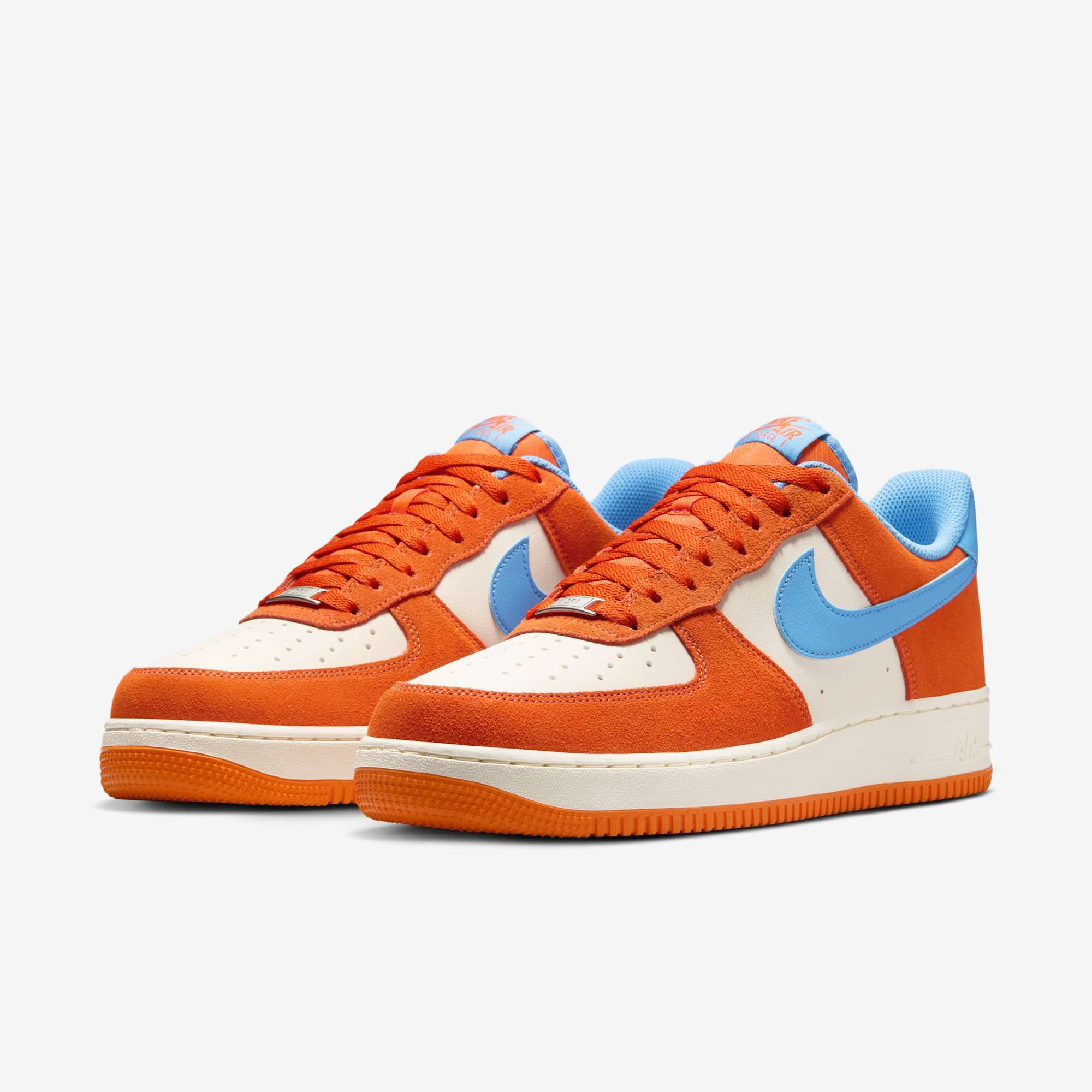 Nike Air Force 1 Low - Safety Orange / University Blue
