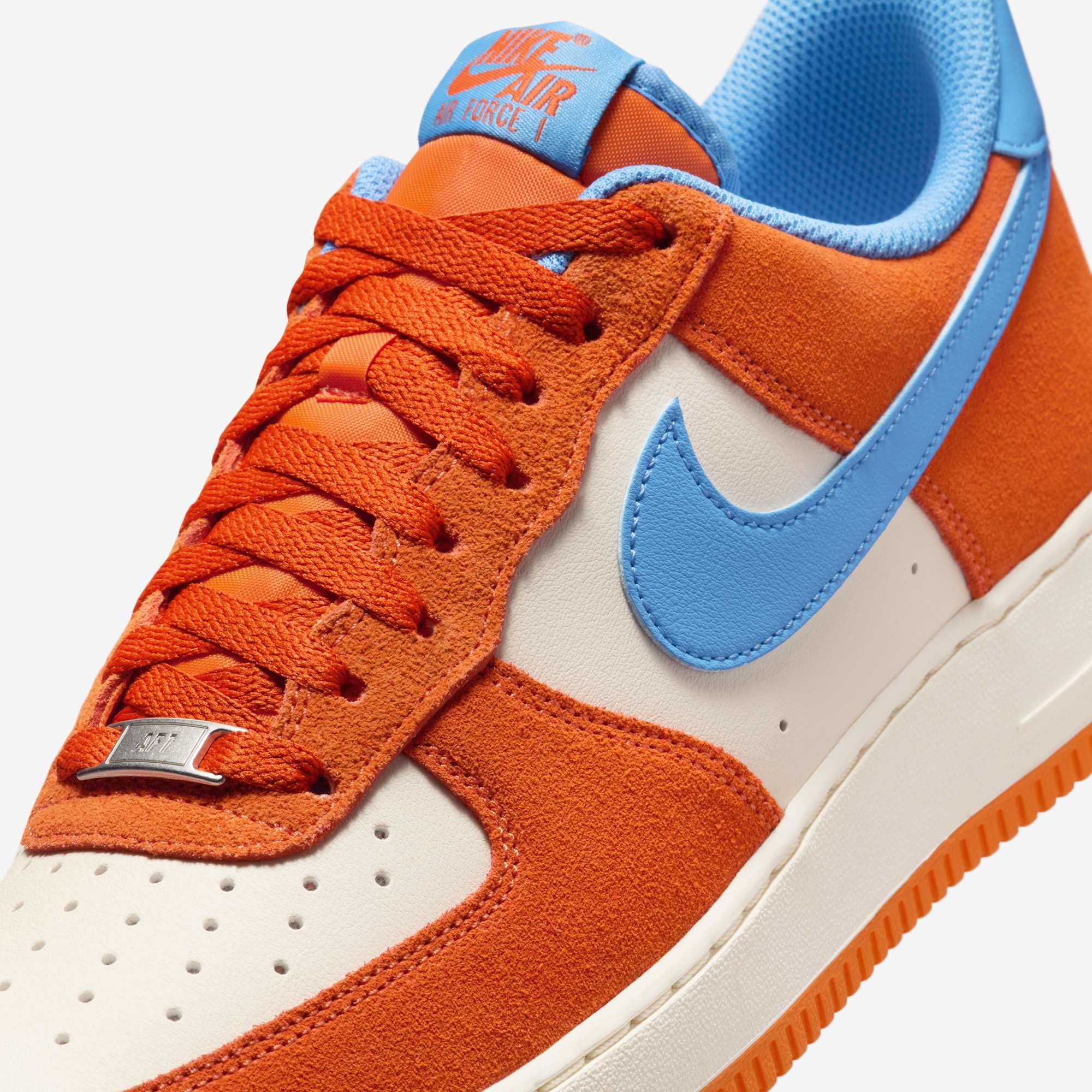 Nike Air Force 1 Low - Safety Orange / University Blue