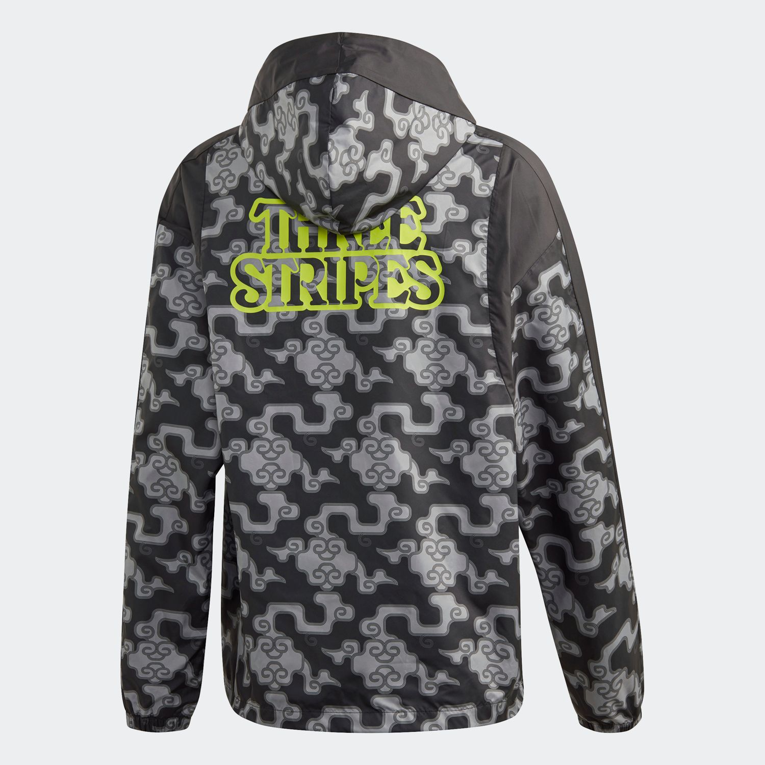 adidas Cloud Print Windbreaker - Black