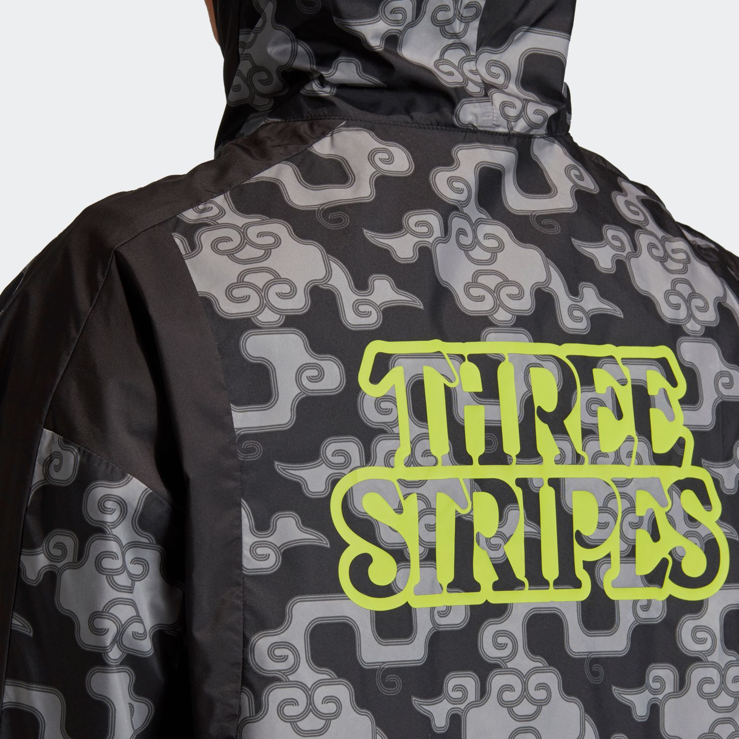 adidas Cloud Print Windbreaker - Black