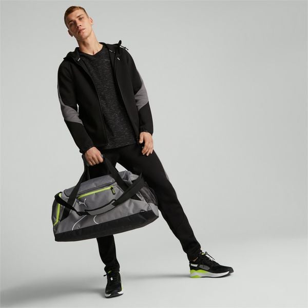  Puma Fundamentals Medium Sports Bag - Grey 