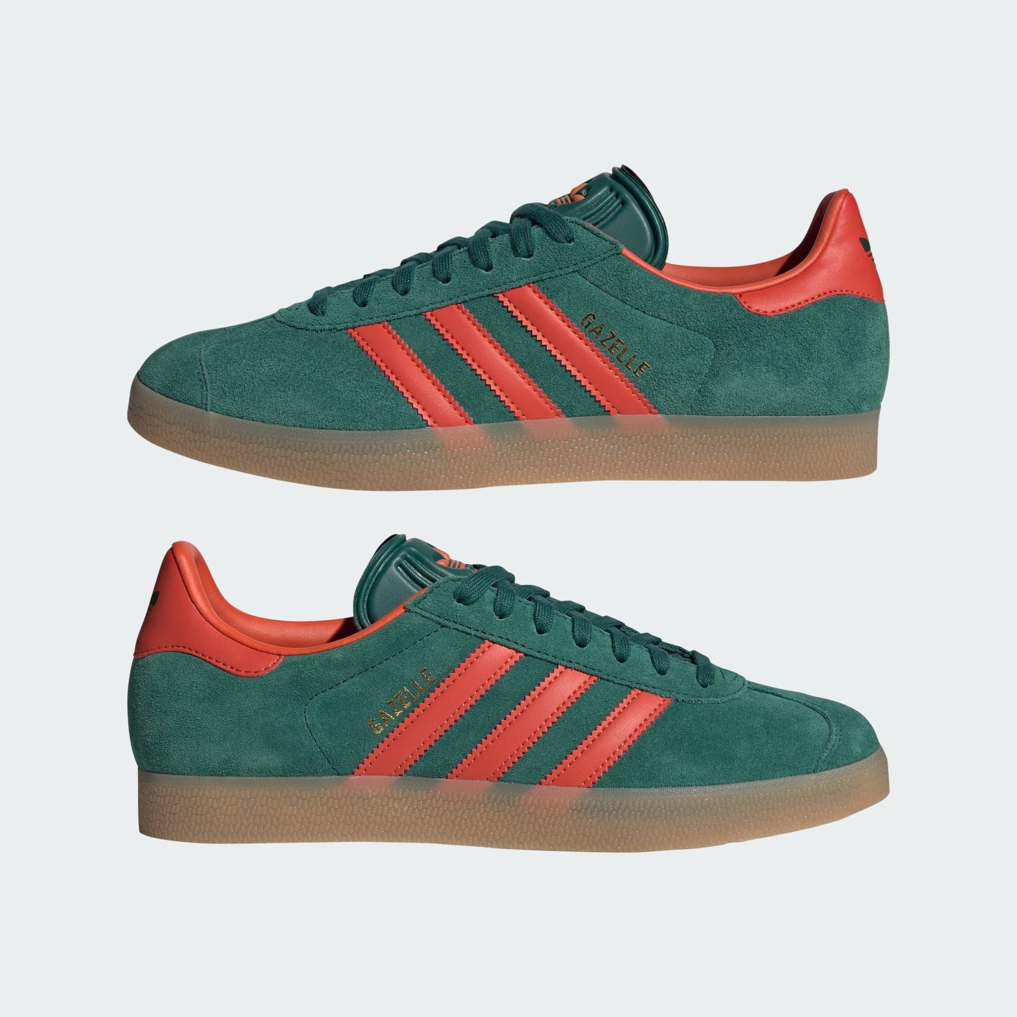  adidas Gazelle - Collegiate Green / Preloved Red 