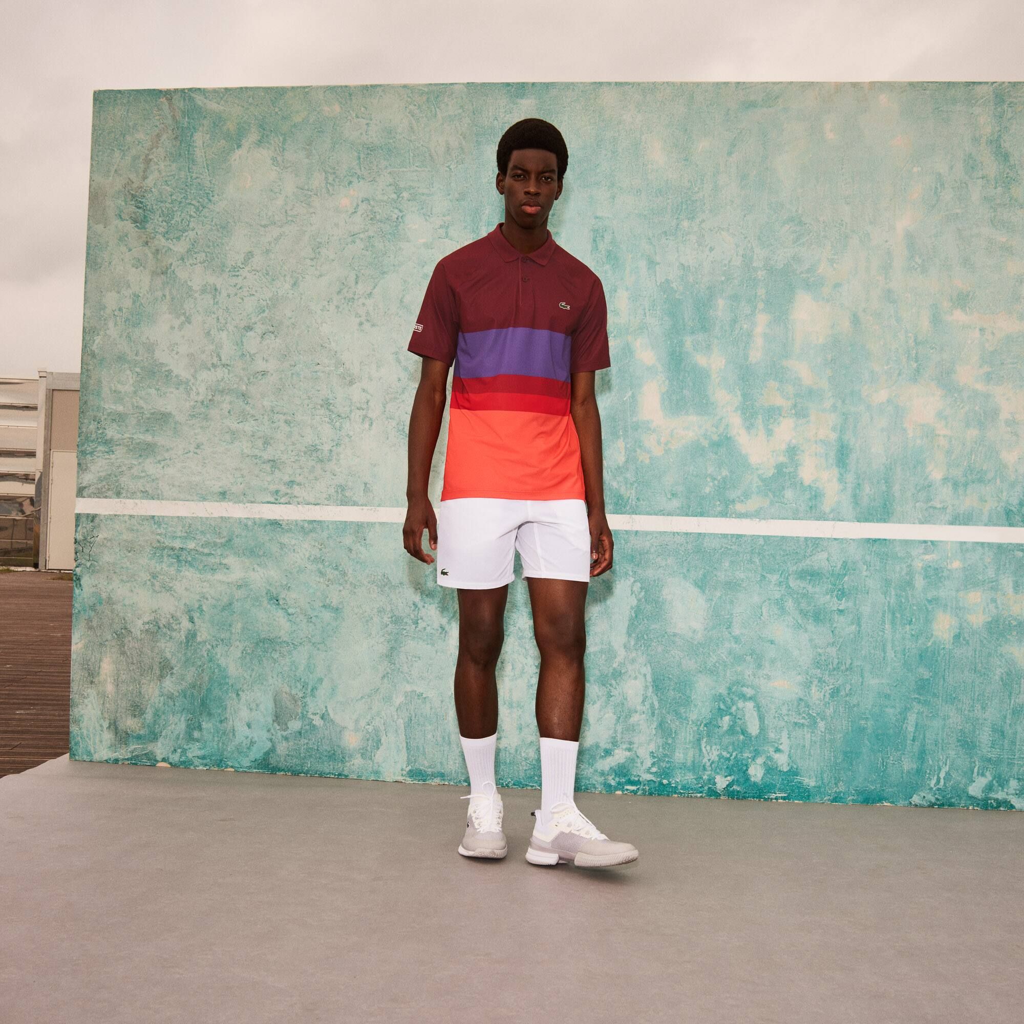 Lacoste SPORT x Novak Djokovic Lightweight Stretch Shorts - White
