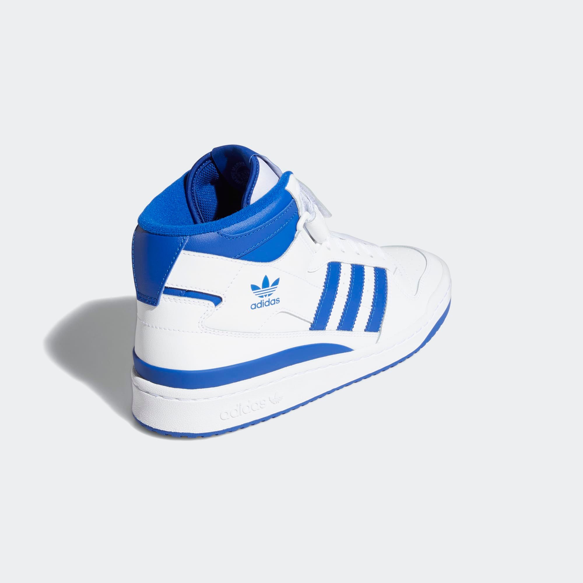  adidas Forum Mid - White / Royal Blue 