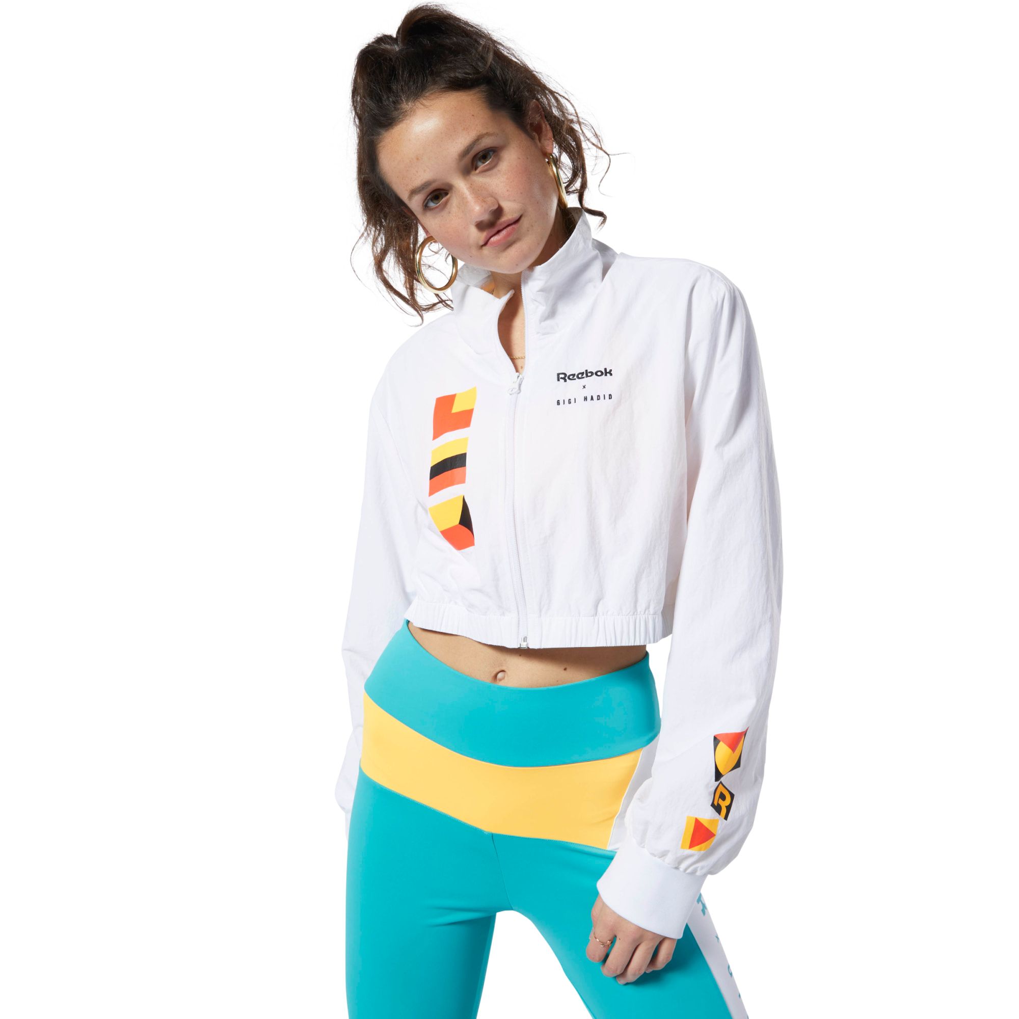 Reebok Gigi Hadid Track Jacket 'White'