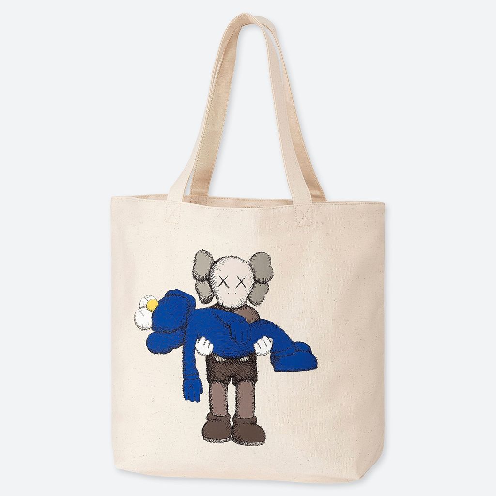 KAWS x Uniqlo Tote Bag 'Blue'