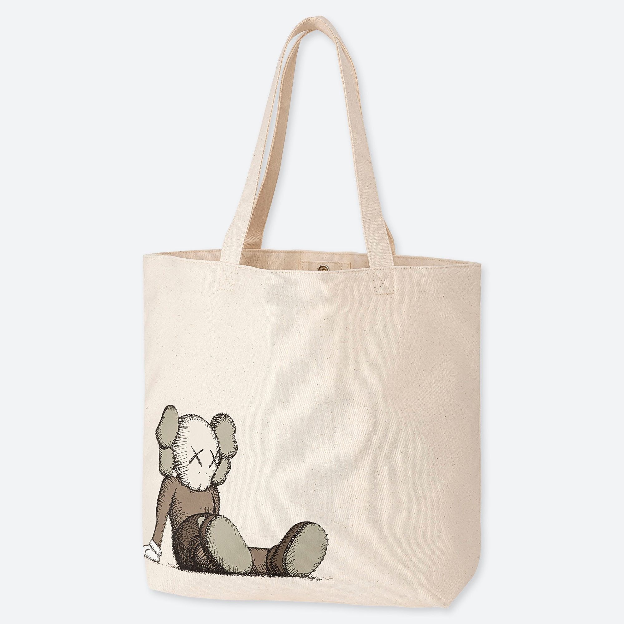 KAWS x Uniqlo Tote Bag 'Grey'
