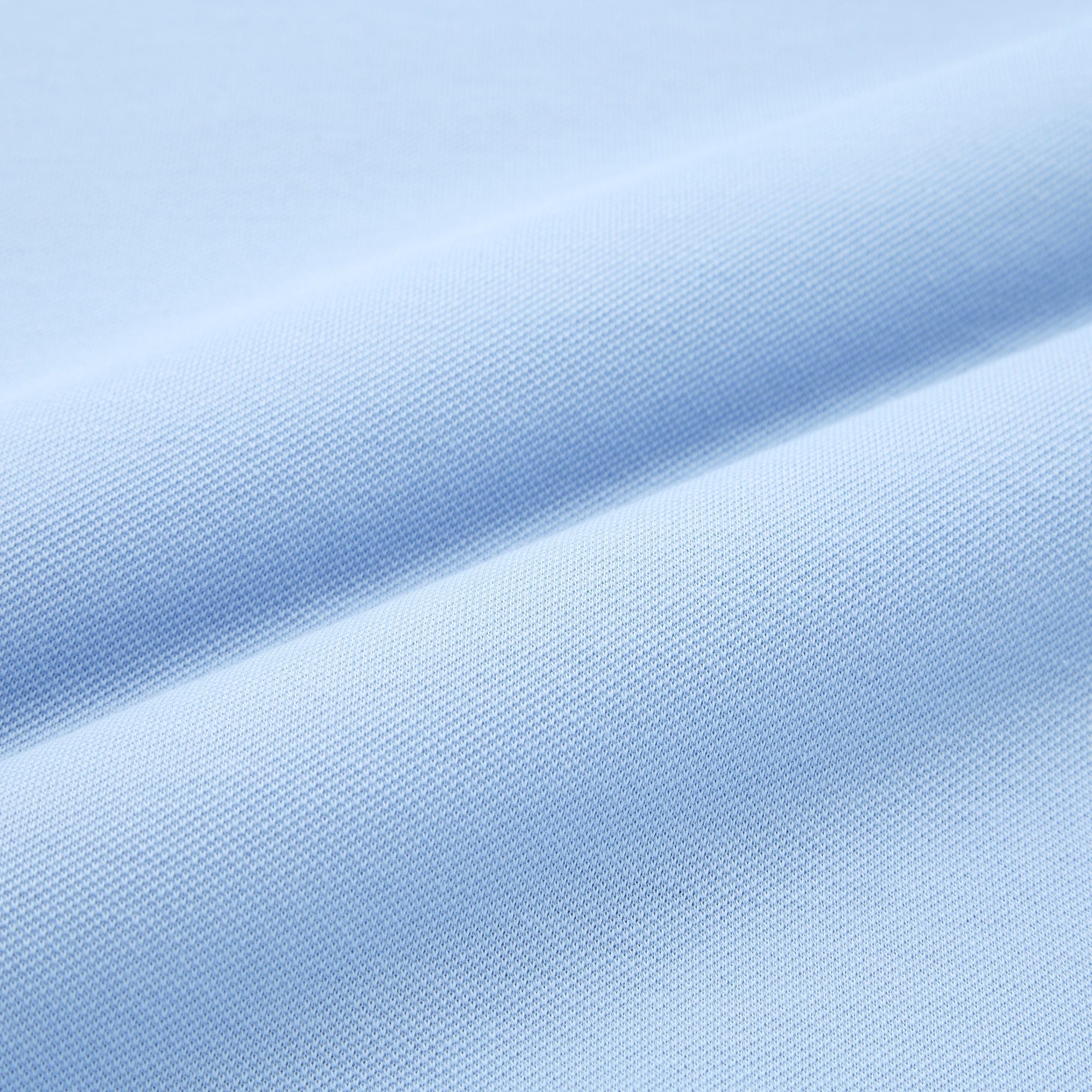  Uniqlo AIRism Kanoko Polo Short Sleeve Shirt - Light Blue 