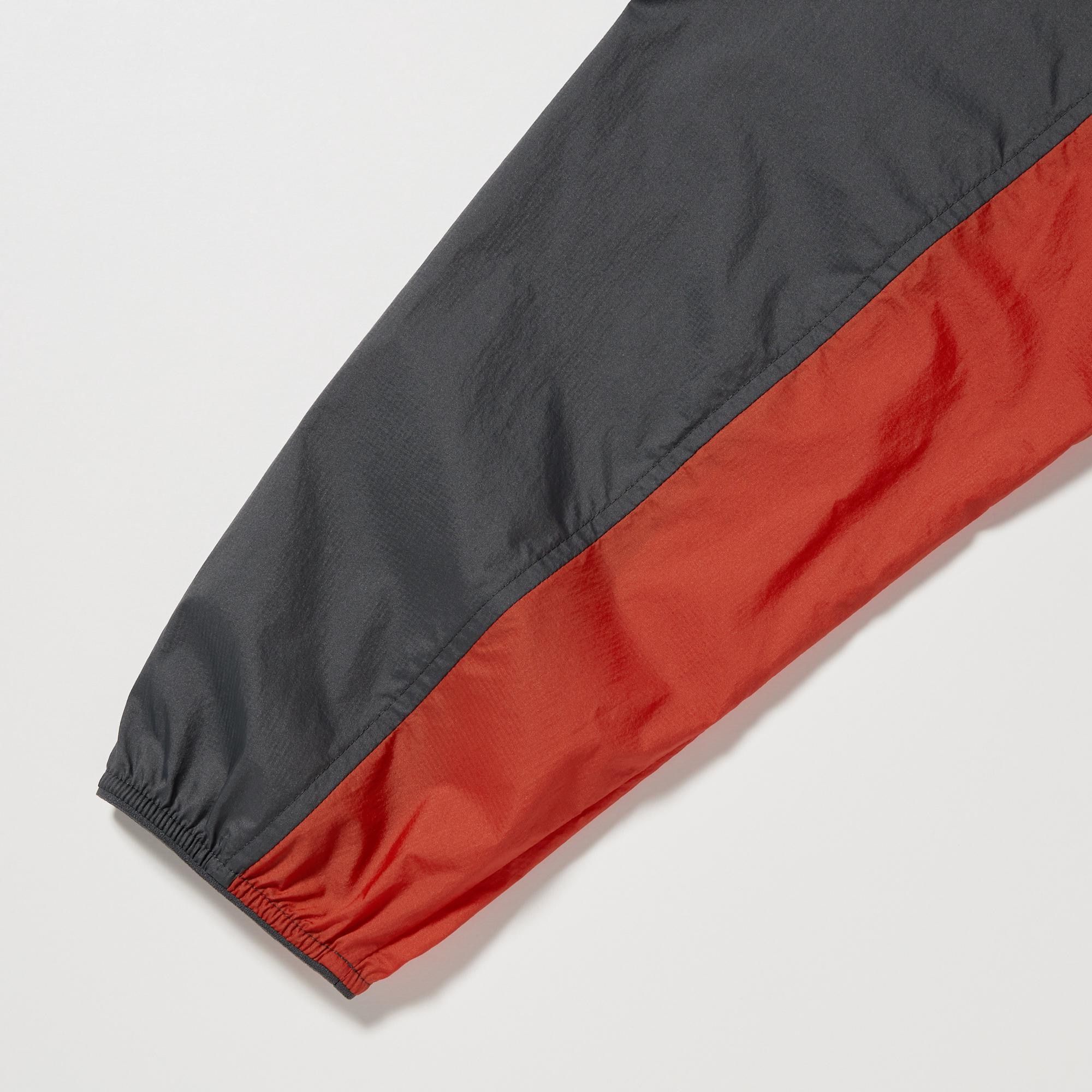 Uniqlo Pocketable UV Protection Parka - Black / Red