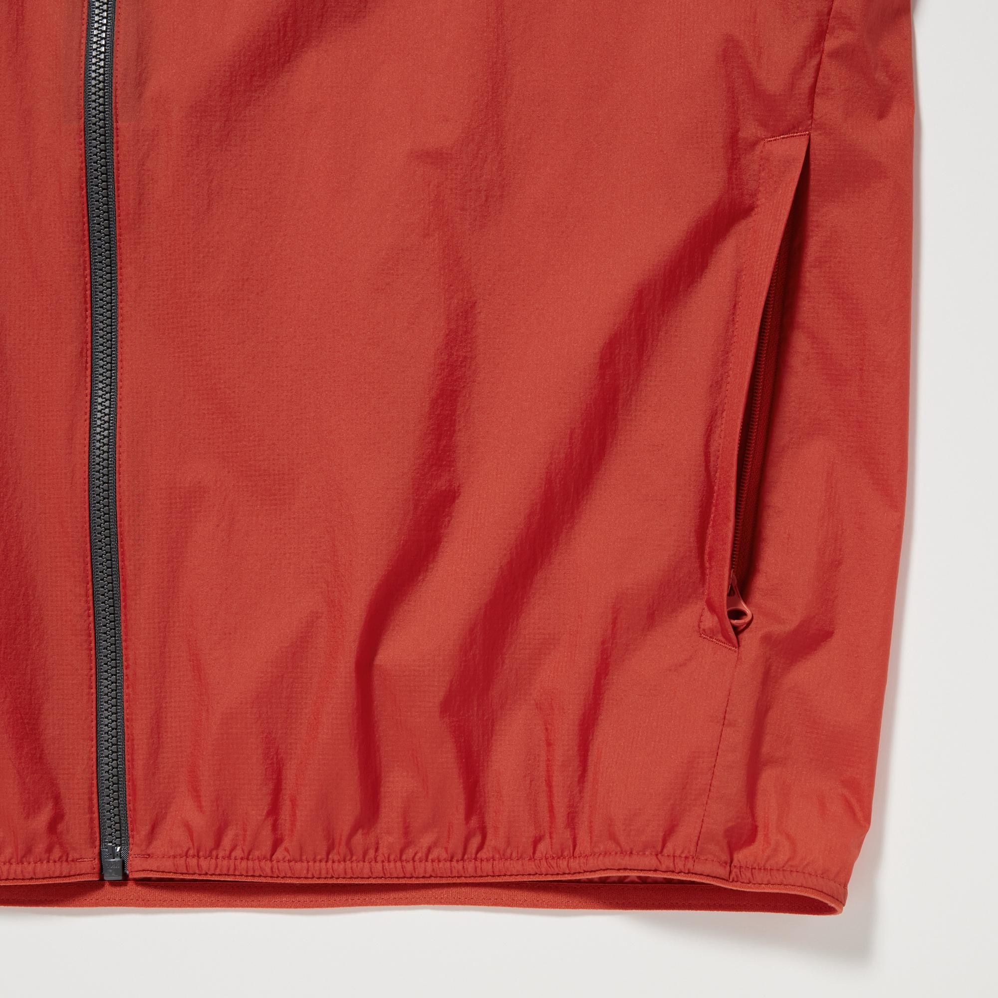Uniqlo Pocketable UV Protection Parka - Black / Red