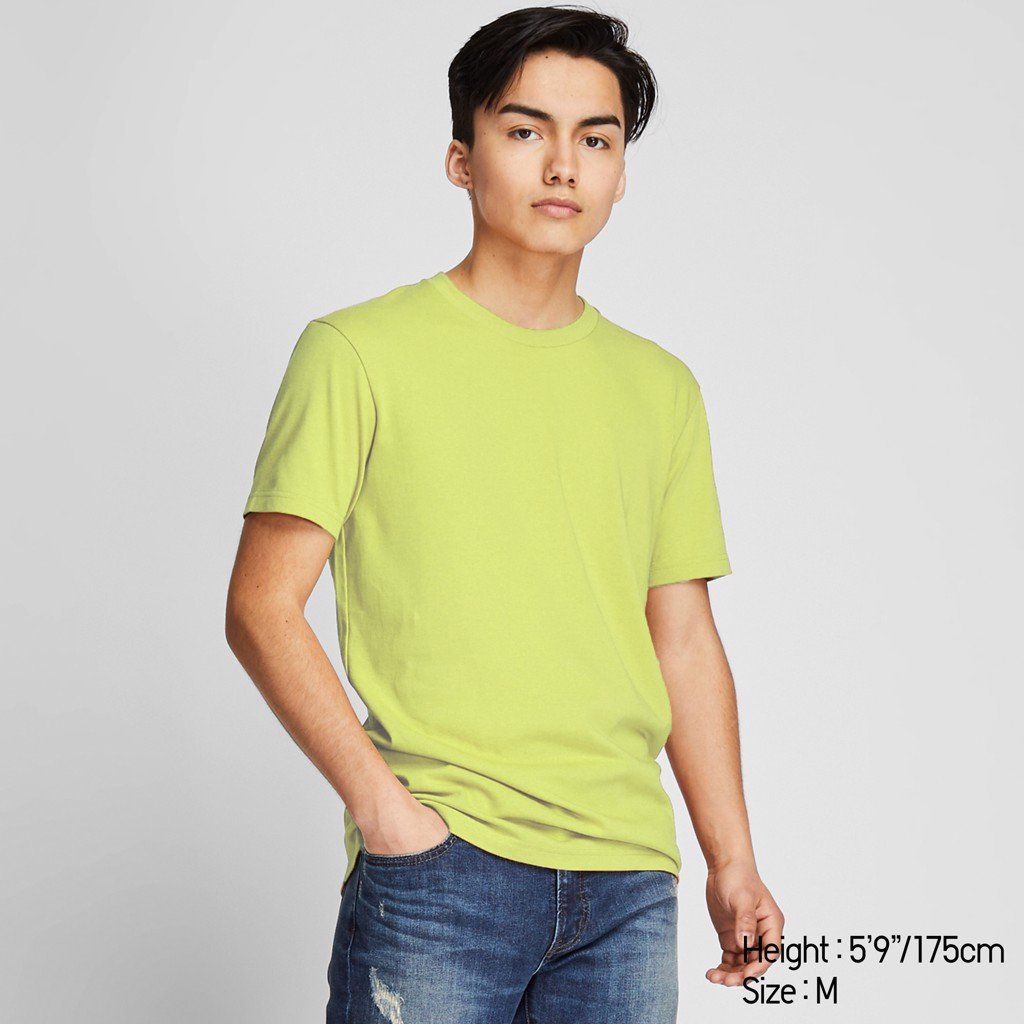 Uniqlo Crew Neck Short-Sleeve T-Shirt 'Yellow'